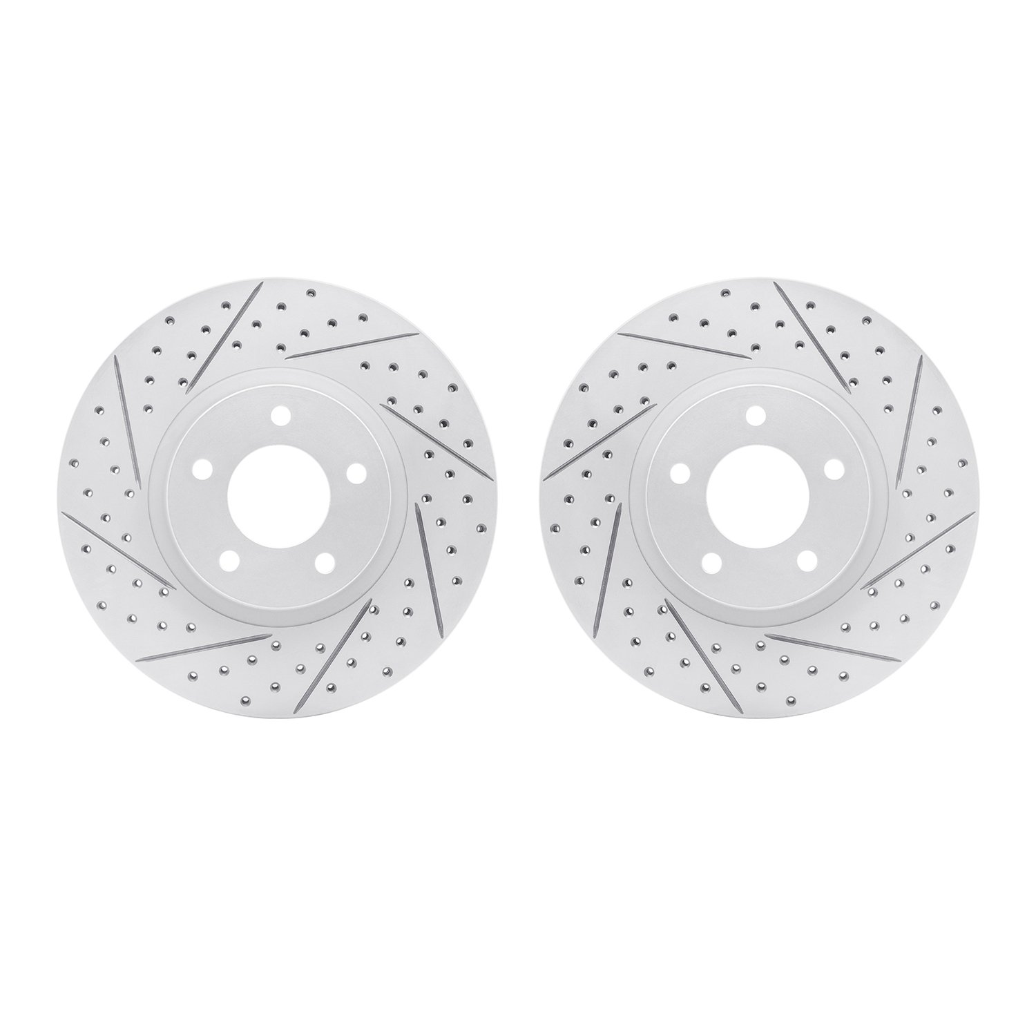 2002-80006 Geoperformance Drilled/Slotted Brake Rotors, 2007-2013 Ford/Lincoln/Mercury/Mazda, Position: Front
