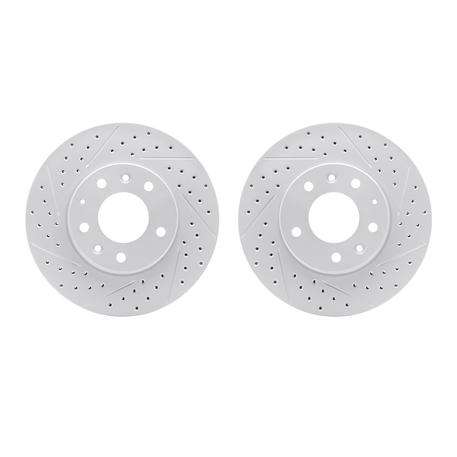 2002-80011 Geoperformance Drilled/Slotted Brake Rotors, 2003-2005 Ford/Lincoln/Mercury/Mazda, Position: Front