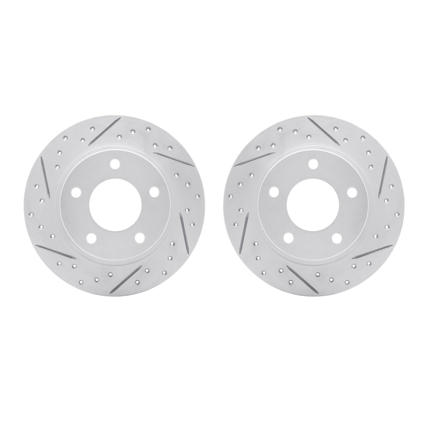 2002-80029 Geoperformance Drilled/Slotted Brake Rotors, 1993-2003 Ford/Lincoln/Mercury/Mazda, Position: Rear
