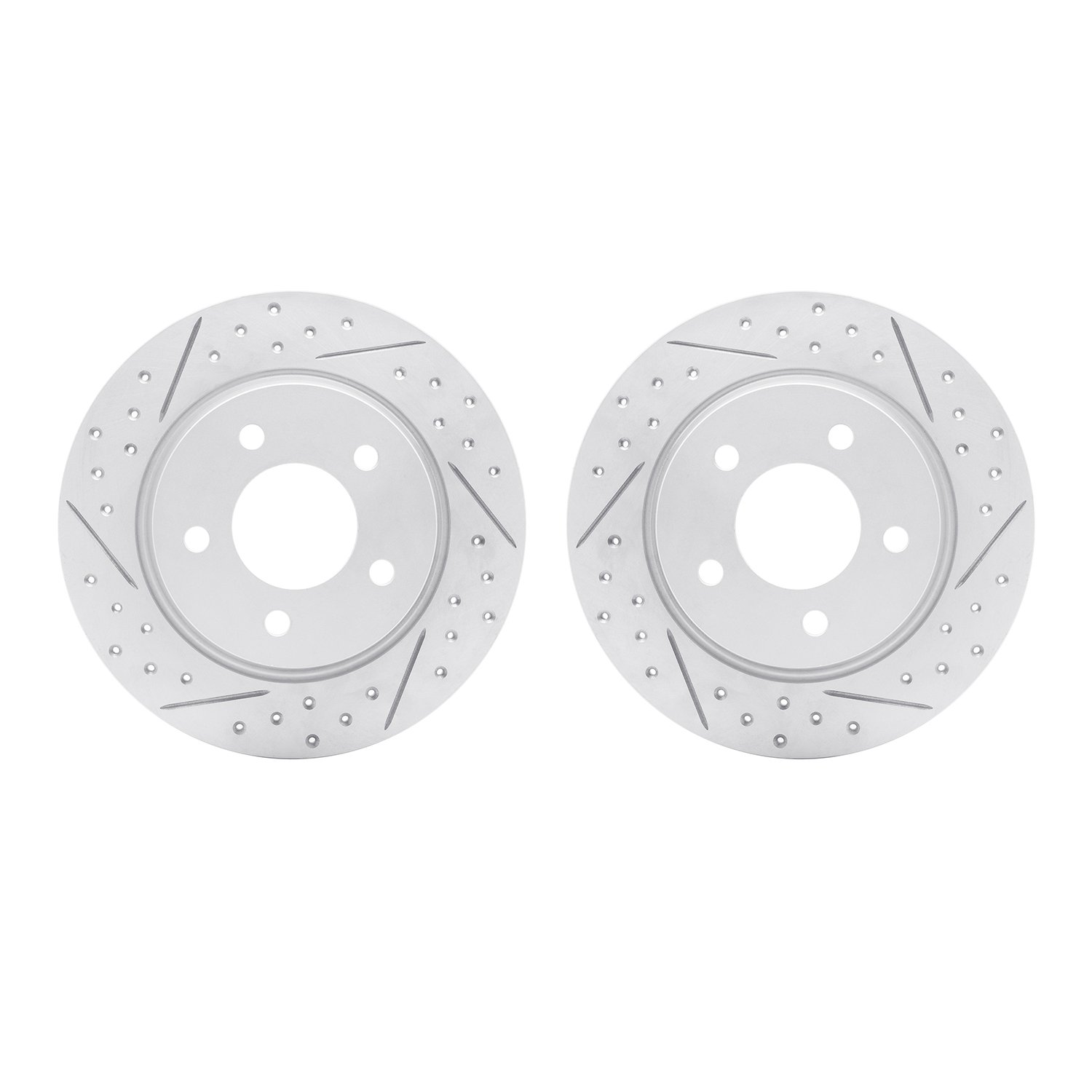 2002-80031 Geoperformance Drilled/Slotted Brake Rotors, 2004-2013 Ford/Lincoln/Mercury/Mazda, Position: Rear