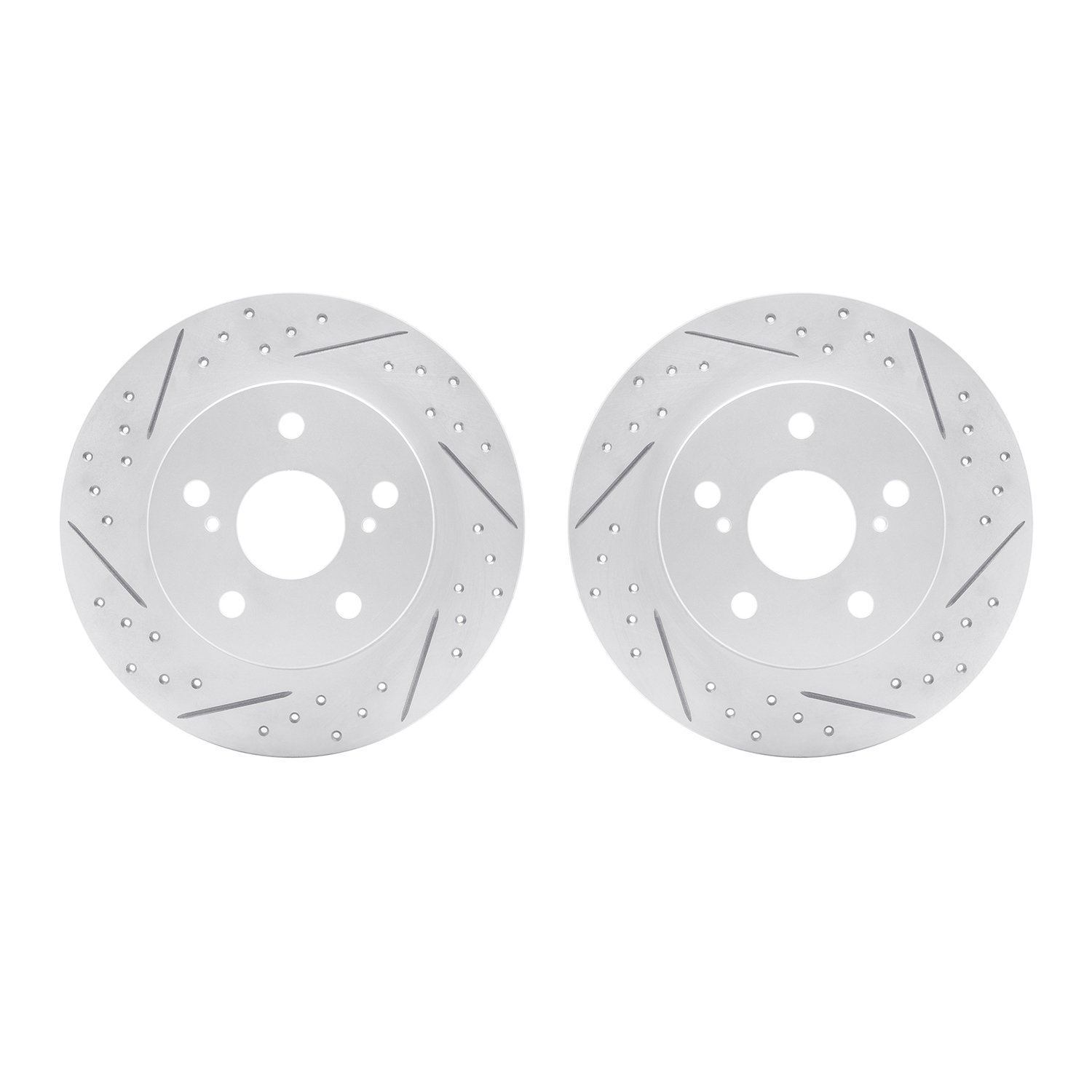 2002-91003 Geoperformance Drilled/Slotted Brake Rotors, 2011-2016 Lexus/Toyota/Scion, Position: Rear