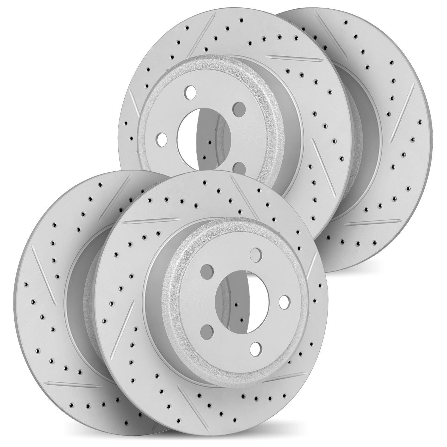2004-31009 Geoperformance Drilled/Slotted Brake Rotors, 1995-1998 BMW, Position: Front and Rear