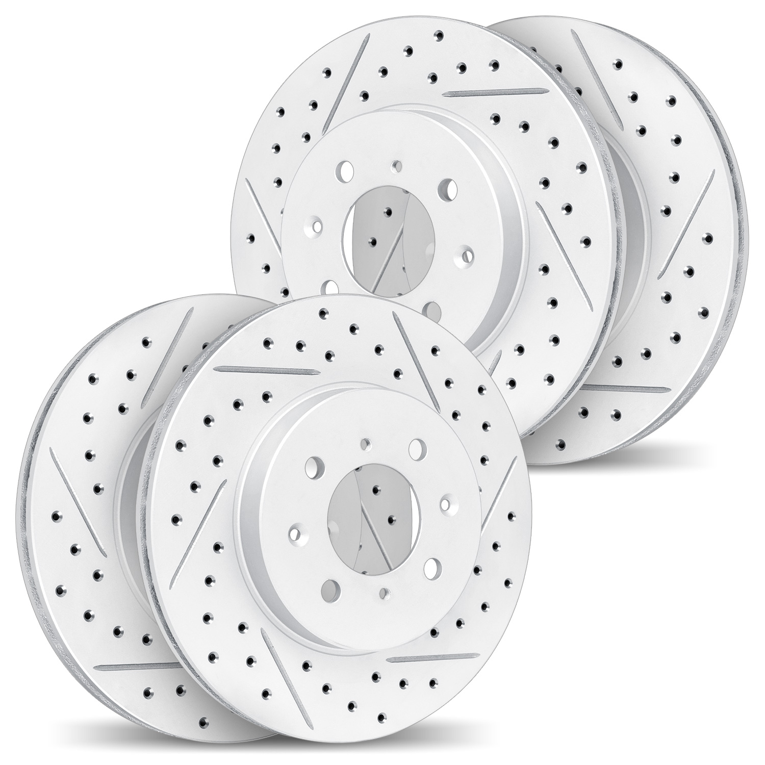 2004-76052 Geoperformance Drilled/Slotted Brake Rotors, 2000-2005 Lexus/Toyota/Scion, Position: Front and Rear
