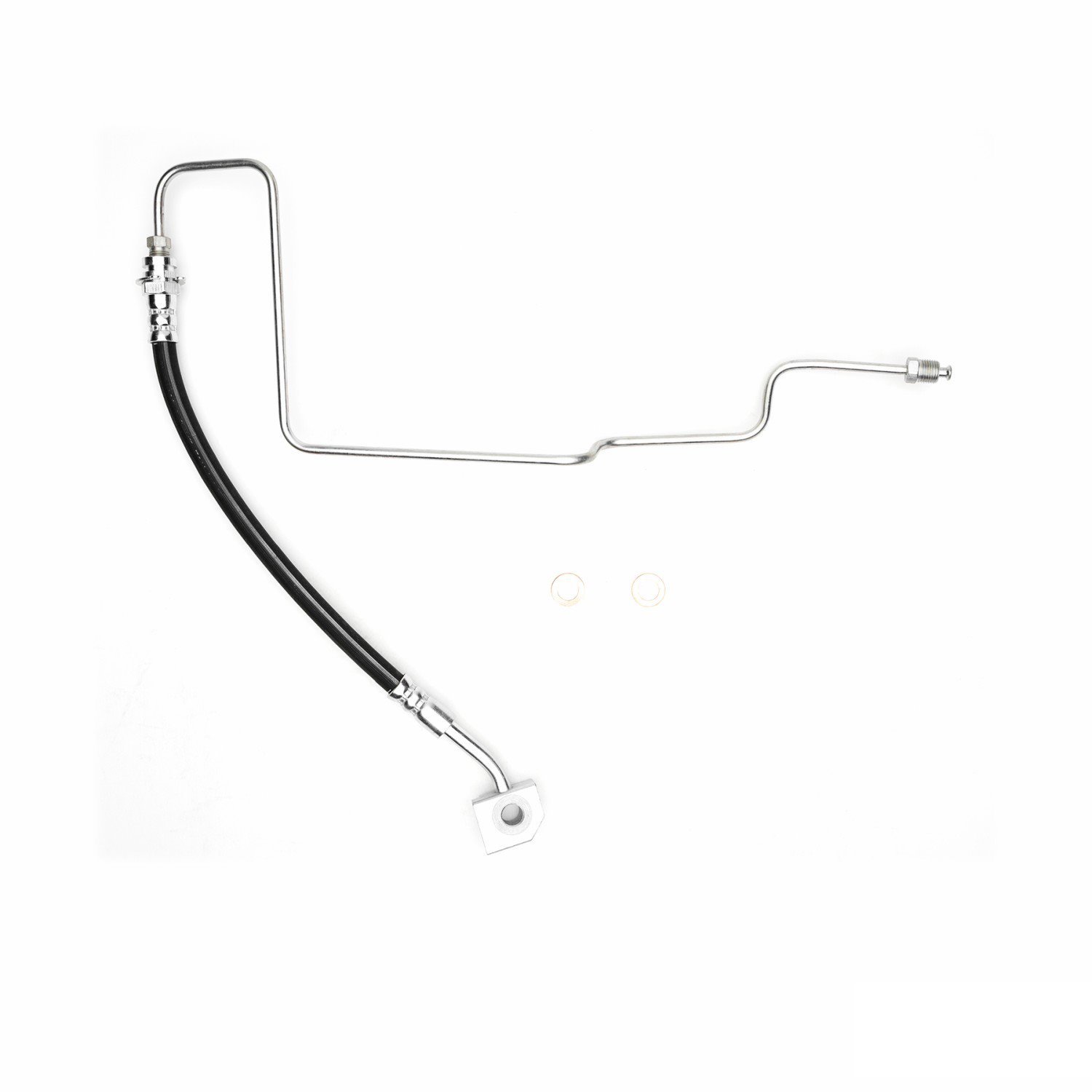 Brake Hose, 2002-2004 Ford/Lincoln/Mercury/Mazda, Position: Rear Left/Driver Lower