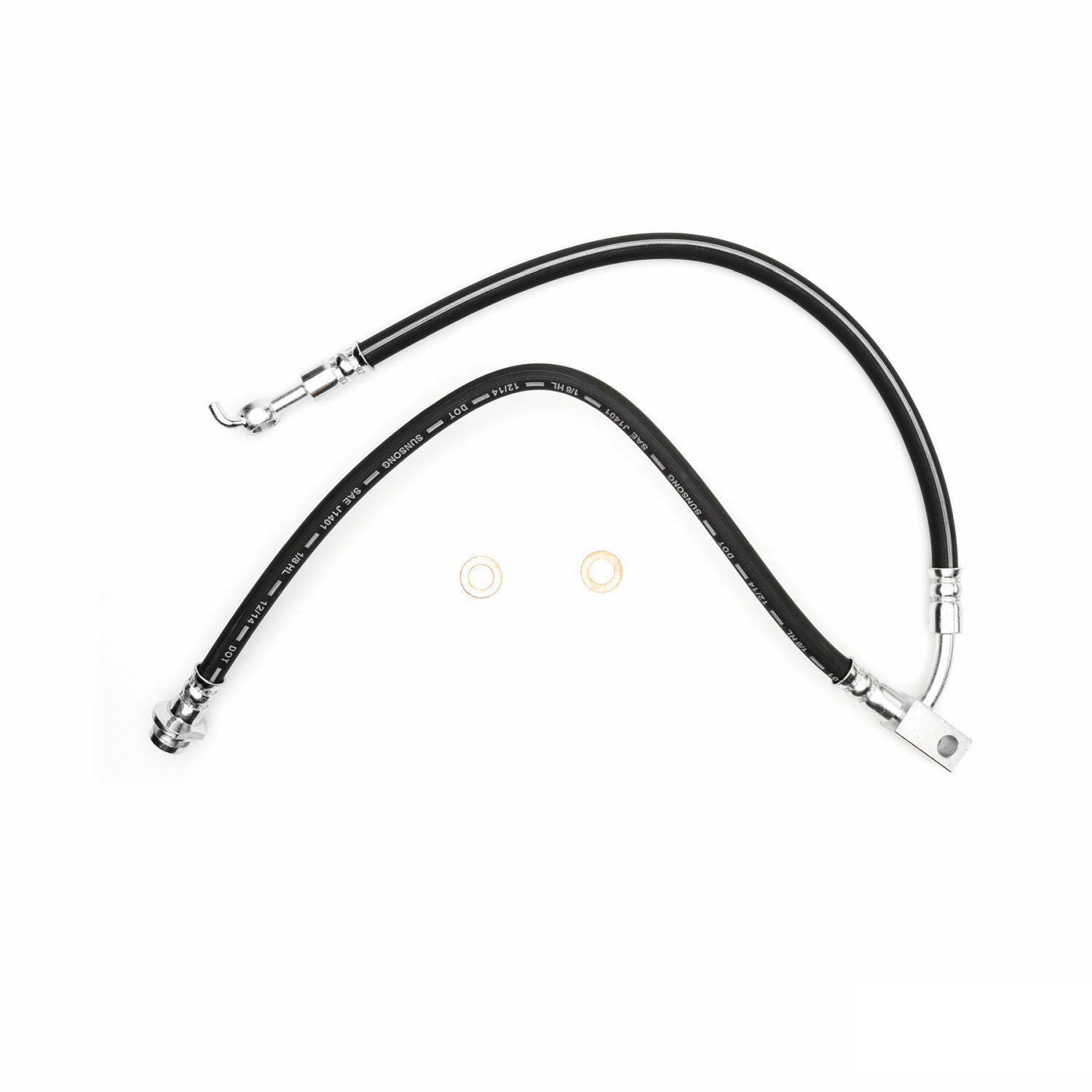 Brake Hose, 2012-2020 Infiniti/Nissan, Position: Rear Left/Driver Lower