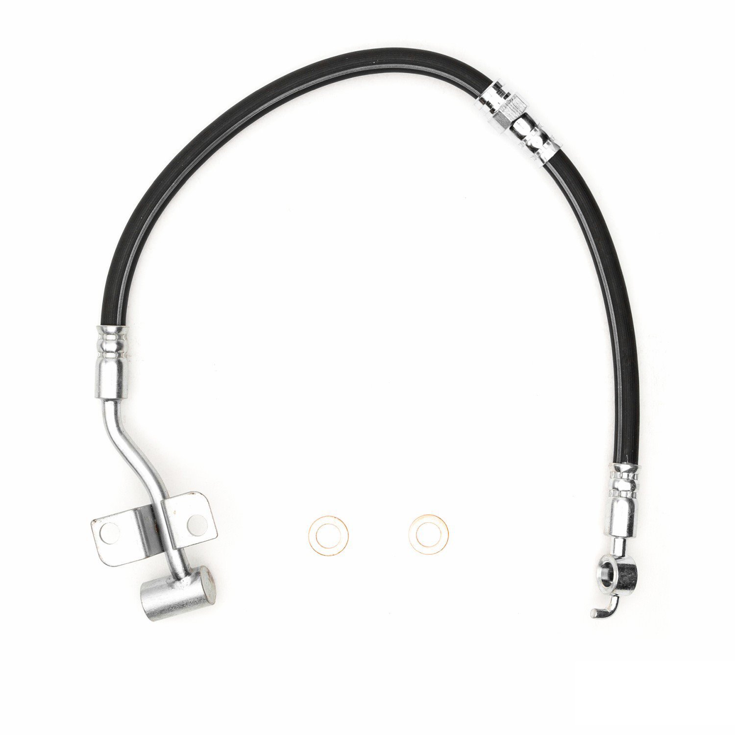 Brake Hose, 1992-1995 Ford/Lincoln/Mercury/Mazda, Position: Front Left/Driver