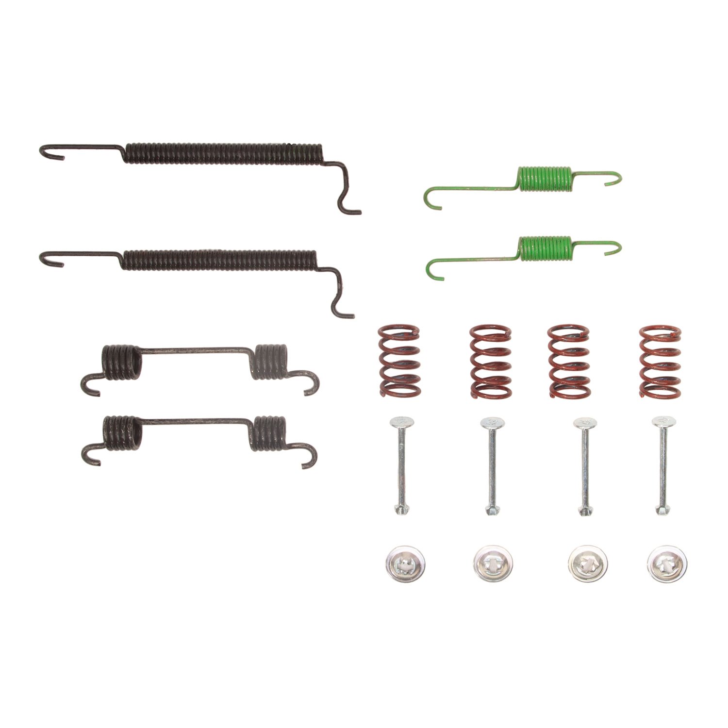 370-18000 Drum Brake Hardware Kit, 1999-2002 GM, Position: Rear