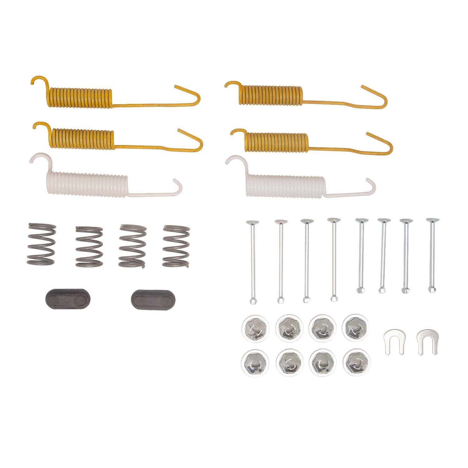 370-42000 Drum Brake Hardware Kit, 1960-1989 Multiple Makes/Models, Position: Rear