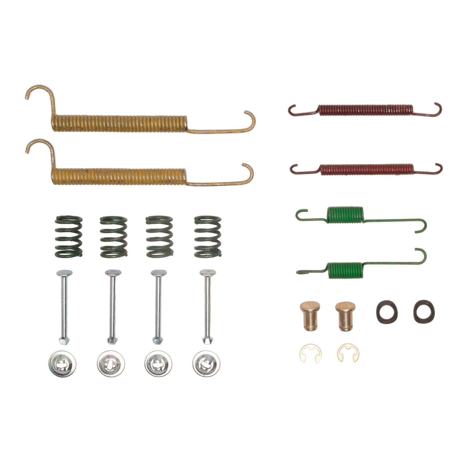 370-45002 Drum Brake Hardware Kit, 1986-1991 GM, Position: Rear