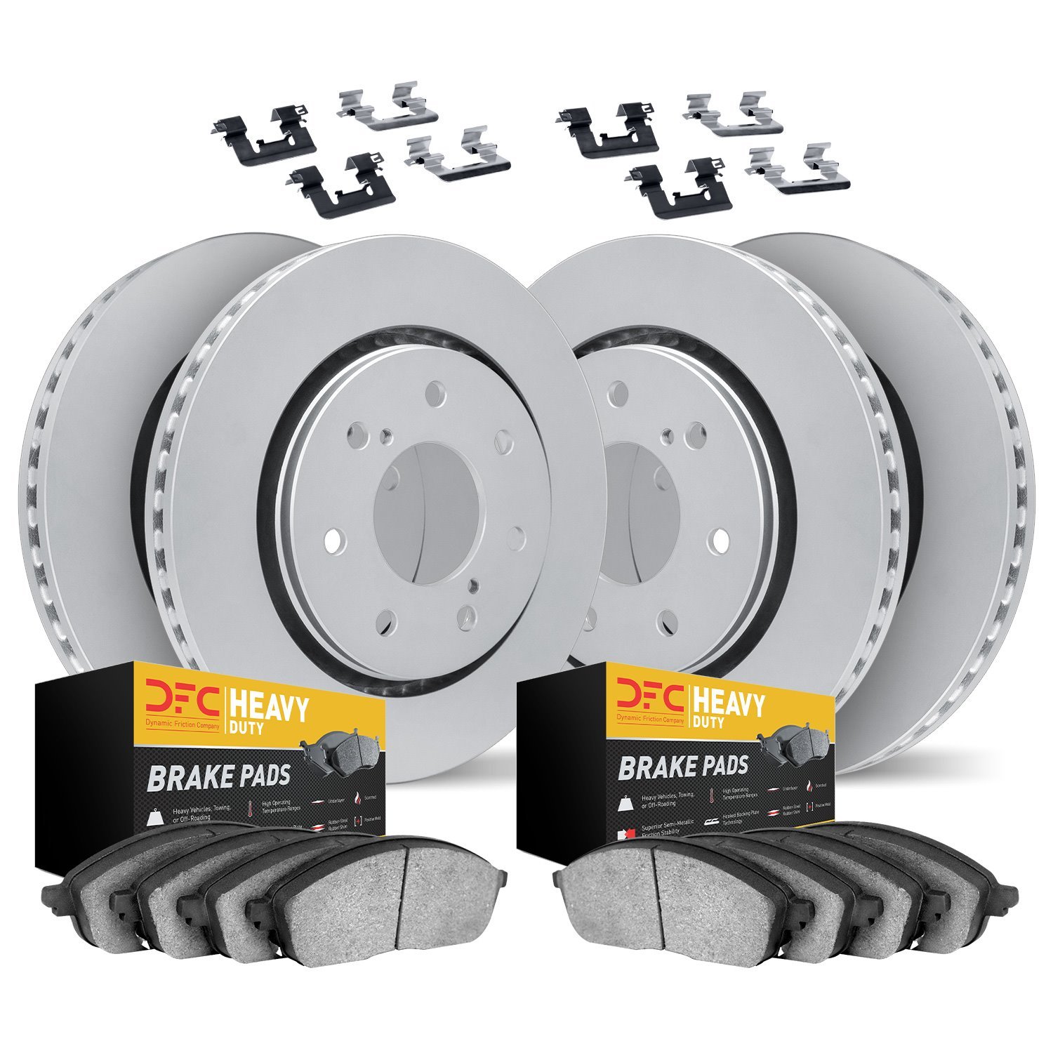 4214-54004 Geospec Brake Rotors w/Heavy-Duty Brake Pads & Hardware, 2012-2014 Ford/Lincoln/Mercury/Mazda, Position: Front and Re