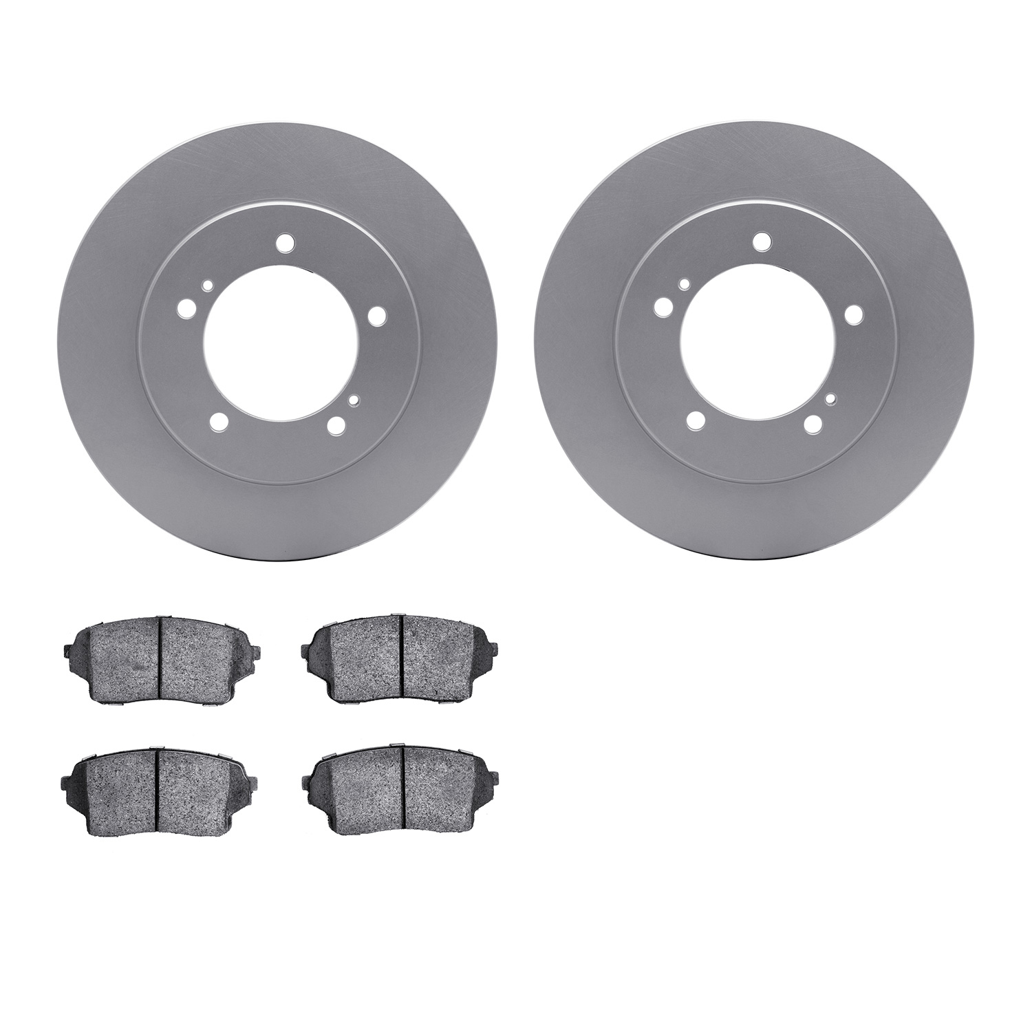 4302-01008 Geospec Brake Rotors with 3000-Series Ceramic Brake Pads Kit, 2004-2006 Suzuki, Position: Front