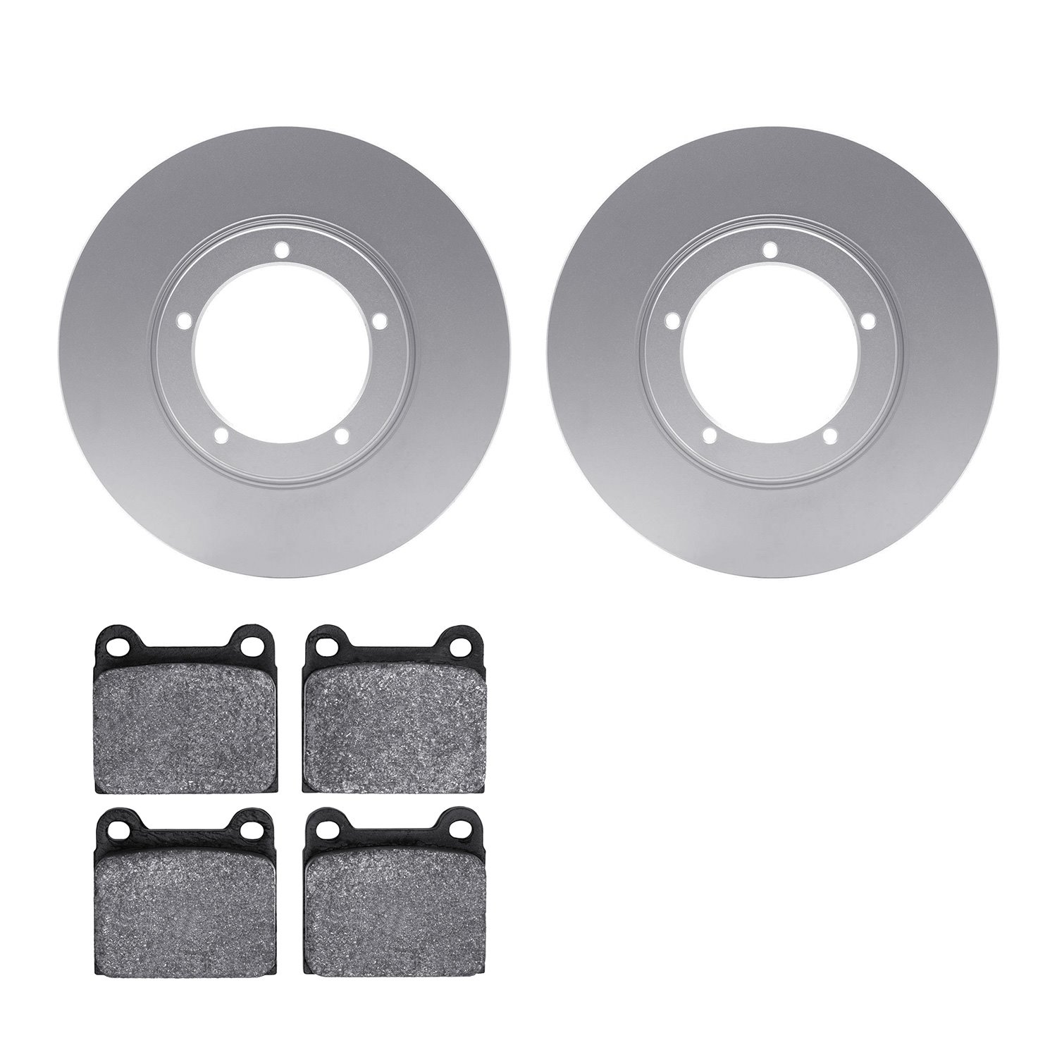 4302-02002 Geospec Brake Rotors with 3000-Series Ceramic Brake Pads Kit, 1967-1977 Porsche, Position: Front