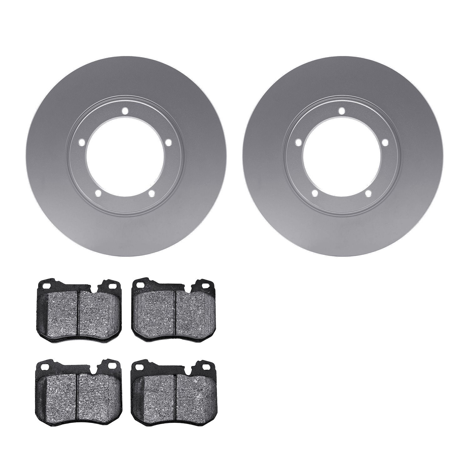 4302-02006 Geospec Brake Rotors with 3000-Series Ceramic Brake Pads Kit, 1977-1988 Porsche, Position: Front