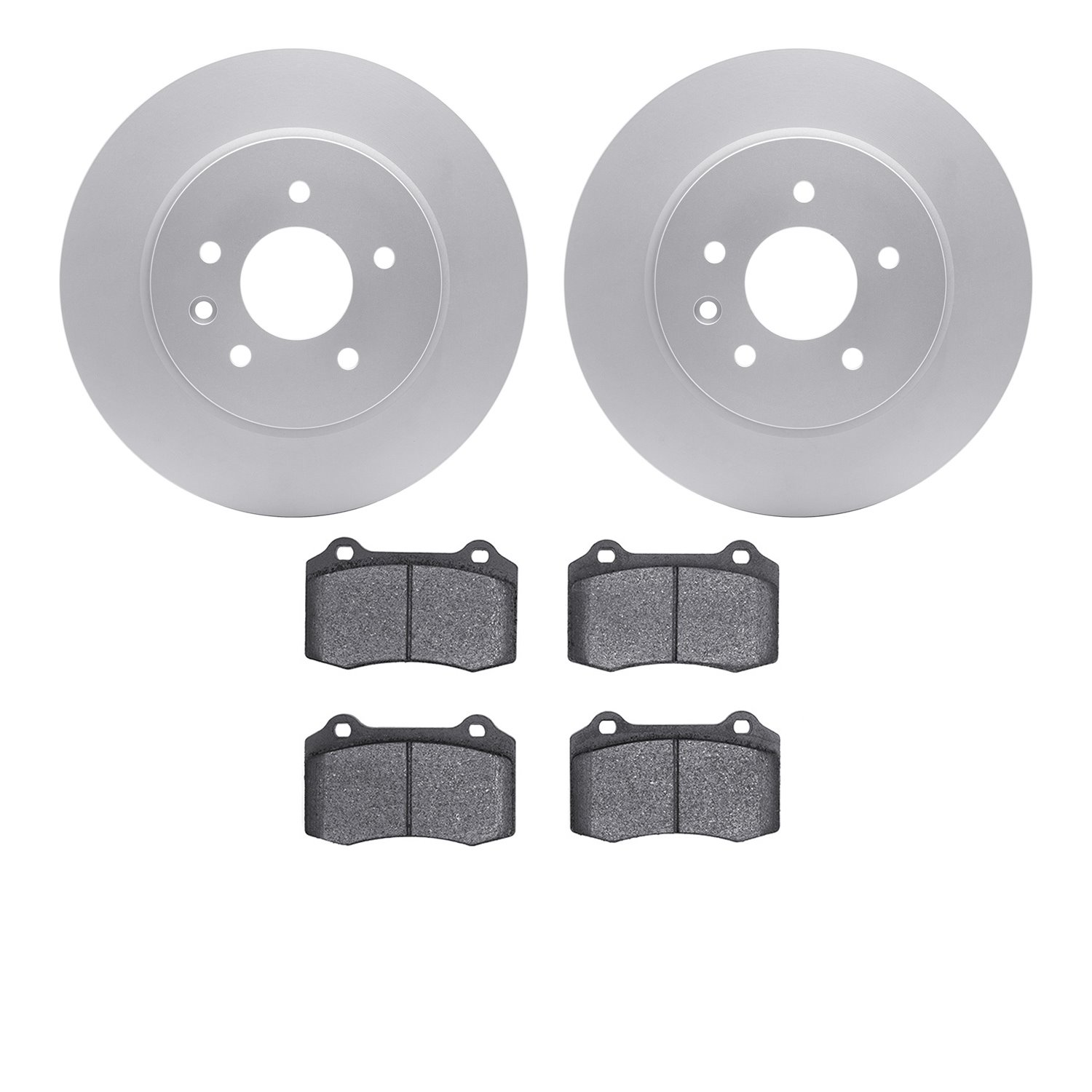 4302-20001 Geospec Brake Rotors with 3000-Series Ceramic Brake Pads Kit, 2000-2006 Jaguar, Position: Rear