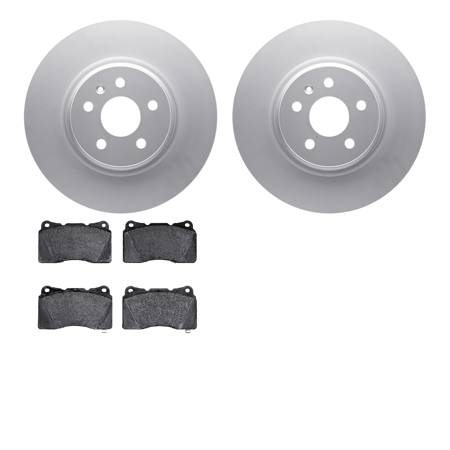 4302-26001 Geospec Brake Rotors with 3000-Series Ceramic Brake Pads Kit, 2014-2021 Tesla, Position: Front