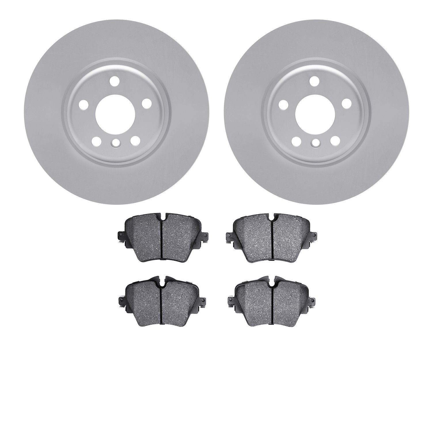 4302-31002 Geospec Brake Rotors with 3000-Series Ceramic Brake Pads Kit, Fits Select Multiple Makes/Models, Position: Front