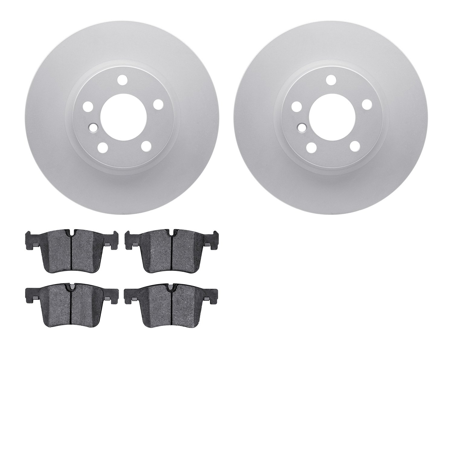 4302-31083 Geospec Brake Rotors with 3000-Series Ceramic Brake Pads Kit, 2011-2018 BMW, Position: Front