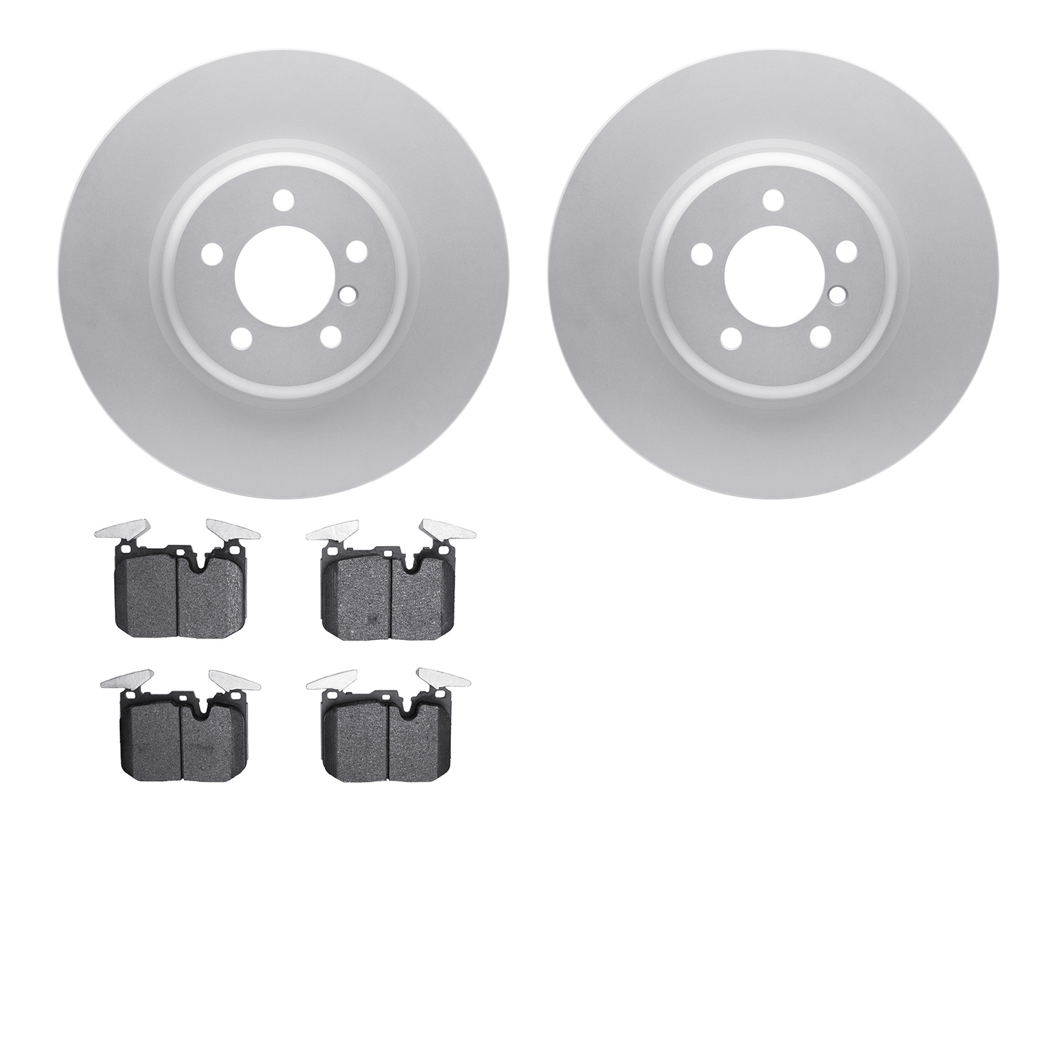4302-31085 Geospec Brake Rotors with 3000-Series Ceramic Brake Pads Kit, 2013-2020 BMW, Position: Front