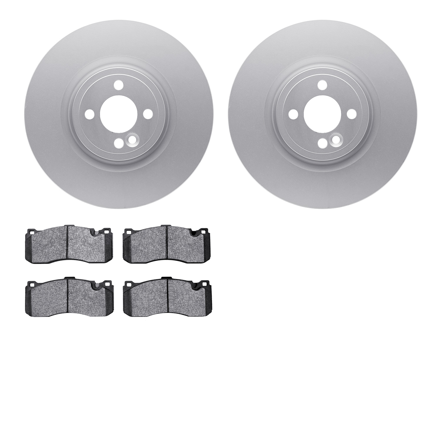 4302-32015 Geospec Brake Rotors with 3000-Series Ceramic Brake Pads Kit, 2013-2013 Mini, Position: Front