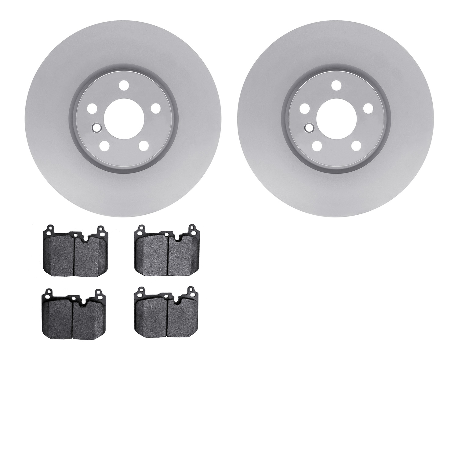 4302-32018 Geospec Brake Rotors with 3000-Series Ceramic Brake Pads Kit, 2015-2019 Mini, Position: Front