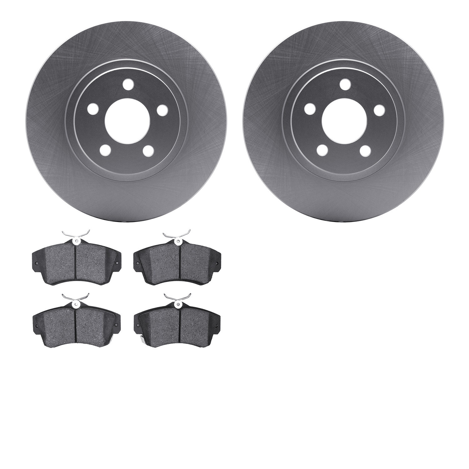 4302-39006 Geospec Brake Rotors with 3000-Series Ceramic Brake Pads Kit, 2001-2010 Mopar, Position: Front