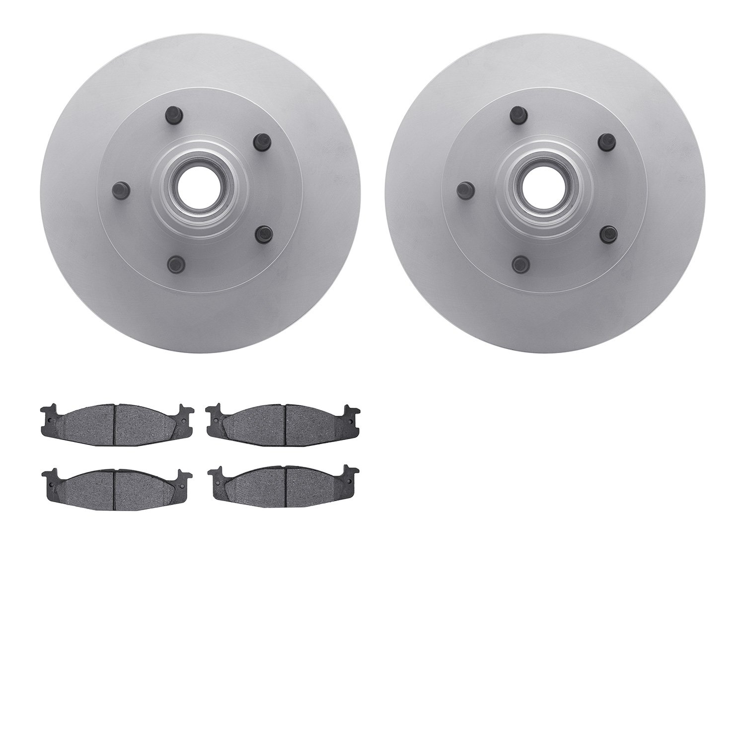 4302-54030 Geospec Brake Rotors with 3000-Series Ceramic Brake Pads Kit, 1994-2003 Ford/Lincoln/Mercury/Mazda, Position: Front