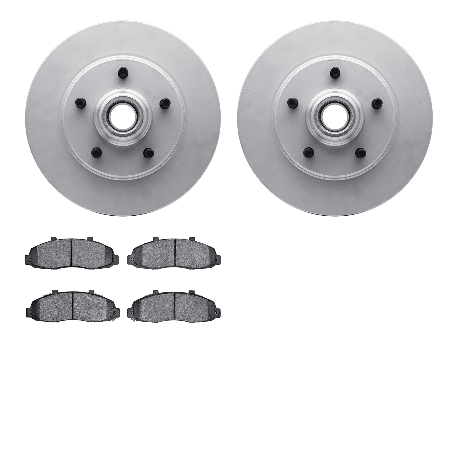 4302-54040 Geospec Brake Rotors with 3000-Series Ceramic Brake Pads Kit, 2000-2004 Ford/Lincoln/Mercury/Mazda, Position: Front