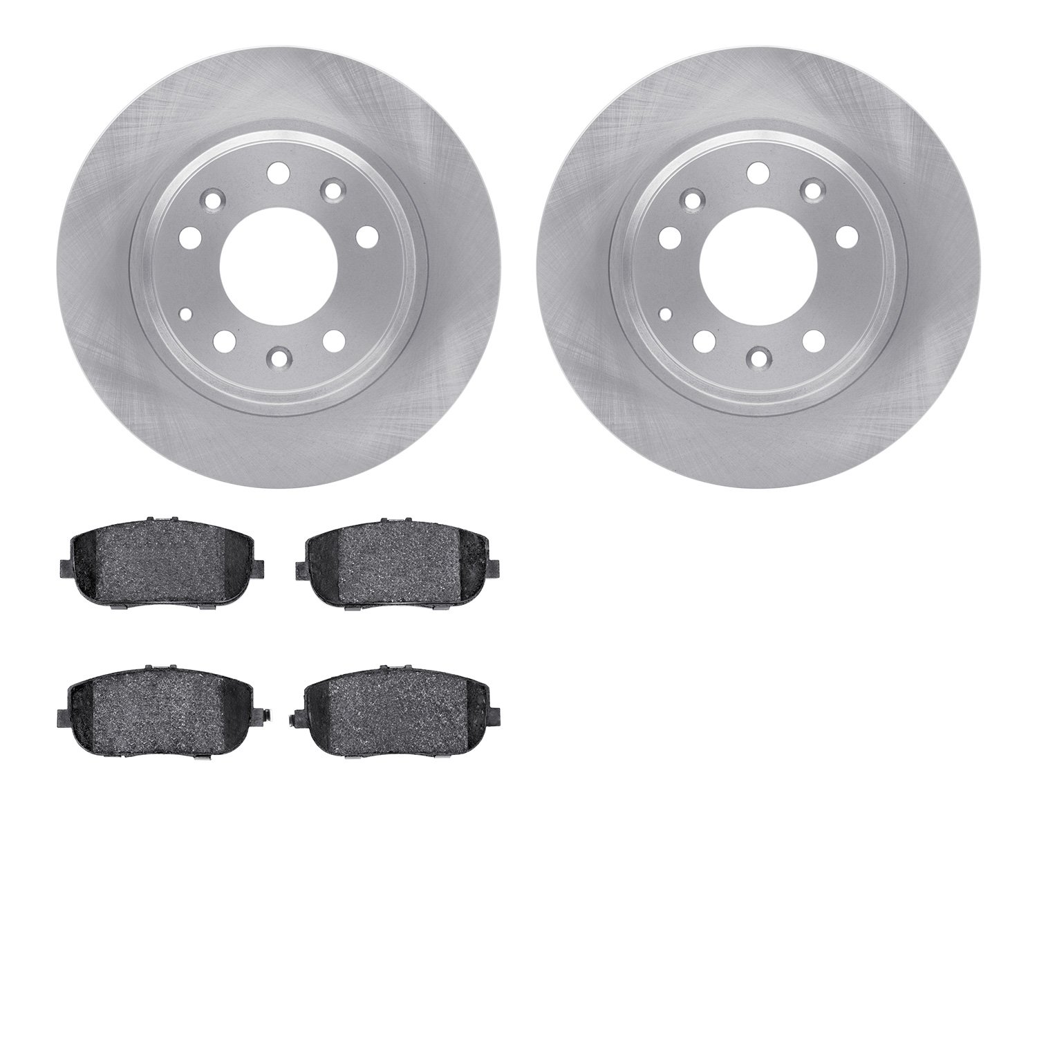 4302-54100 Geospec Brake Rotors with 3000-Series Ceramic Brake Pads Kit, 2006-2015 Ford/Lincoln/Mercury/Mazda, Position: Rear