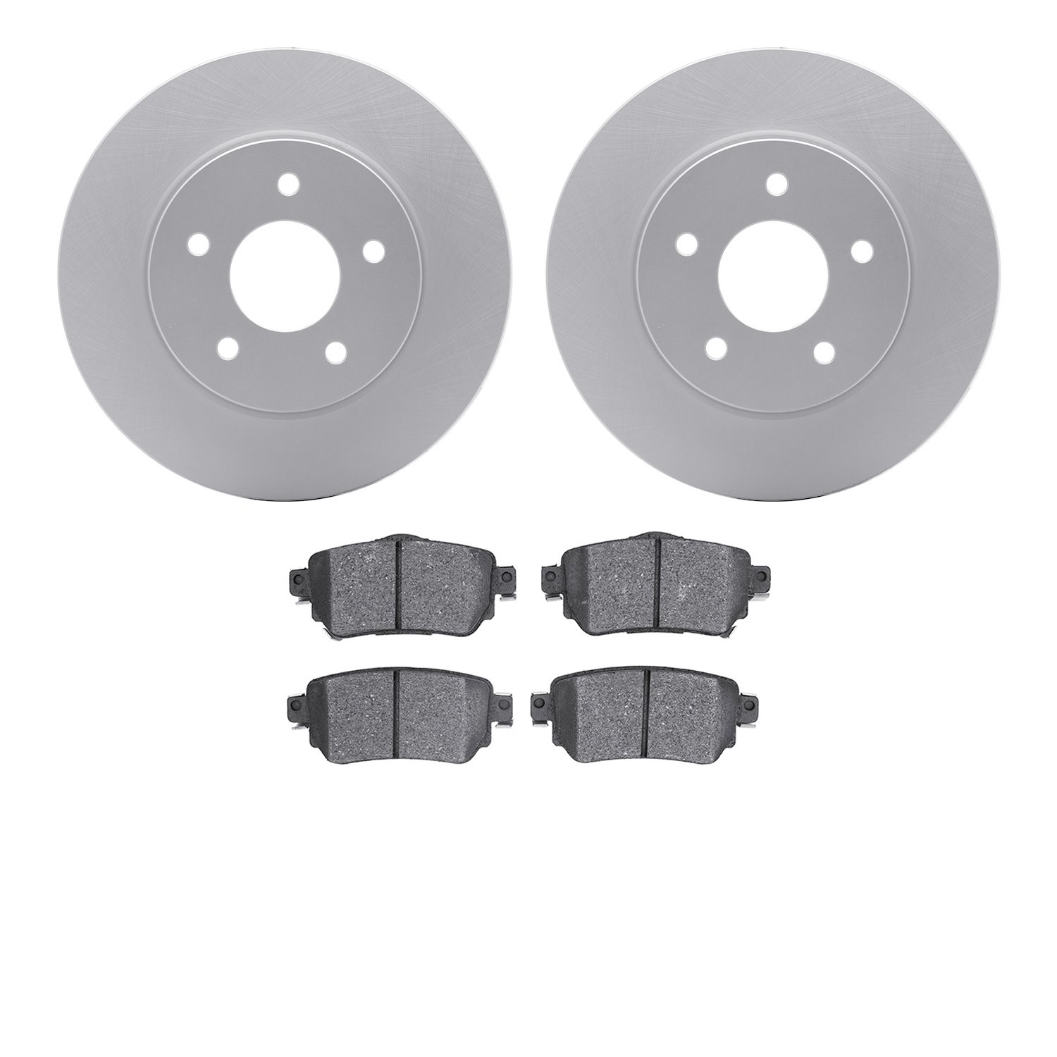 4302-67004 Geospec Brake Rotors with 3000-Series Ceramic Brake Pads Kit, Fits Select Infiniti/Nissan, Position: Rear