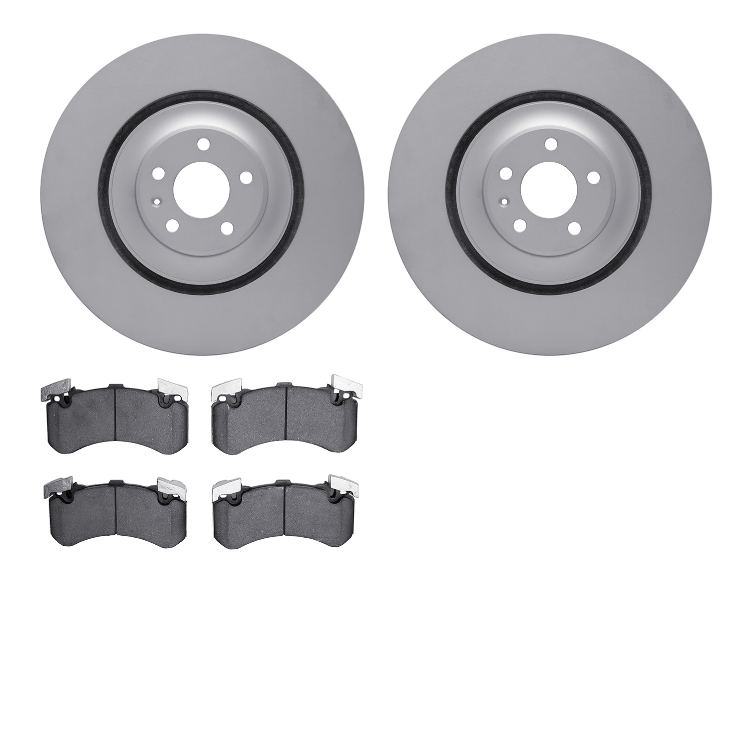 4302-73047 Geospec Brake Rotors with 3000-Series Ceramic Brake Pads Kit, 2012-2018 Audi/Volkswagen, Position: Front