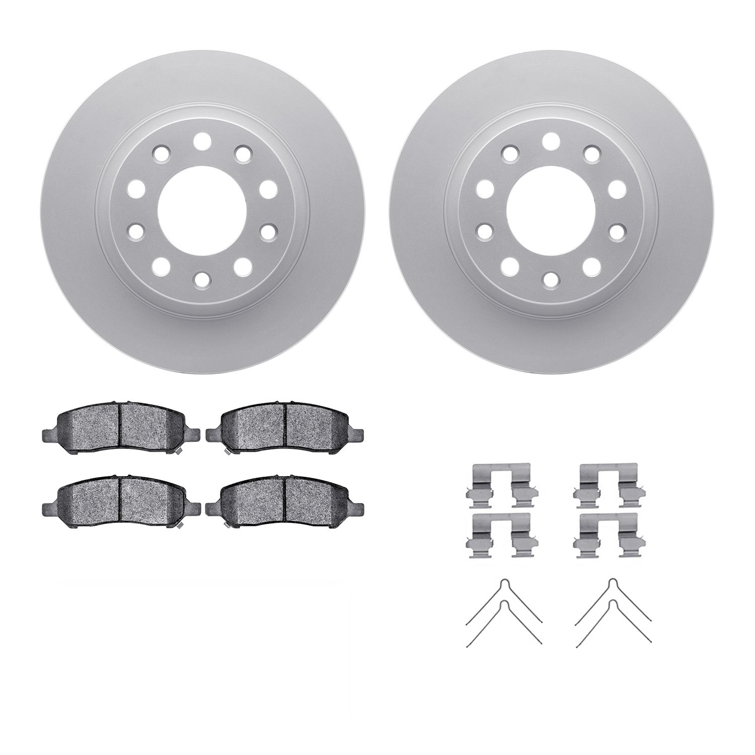 Geospec Brake Rotors with 3000-Series Ceramic Brake Pads