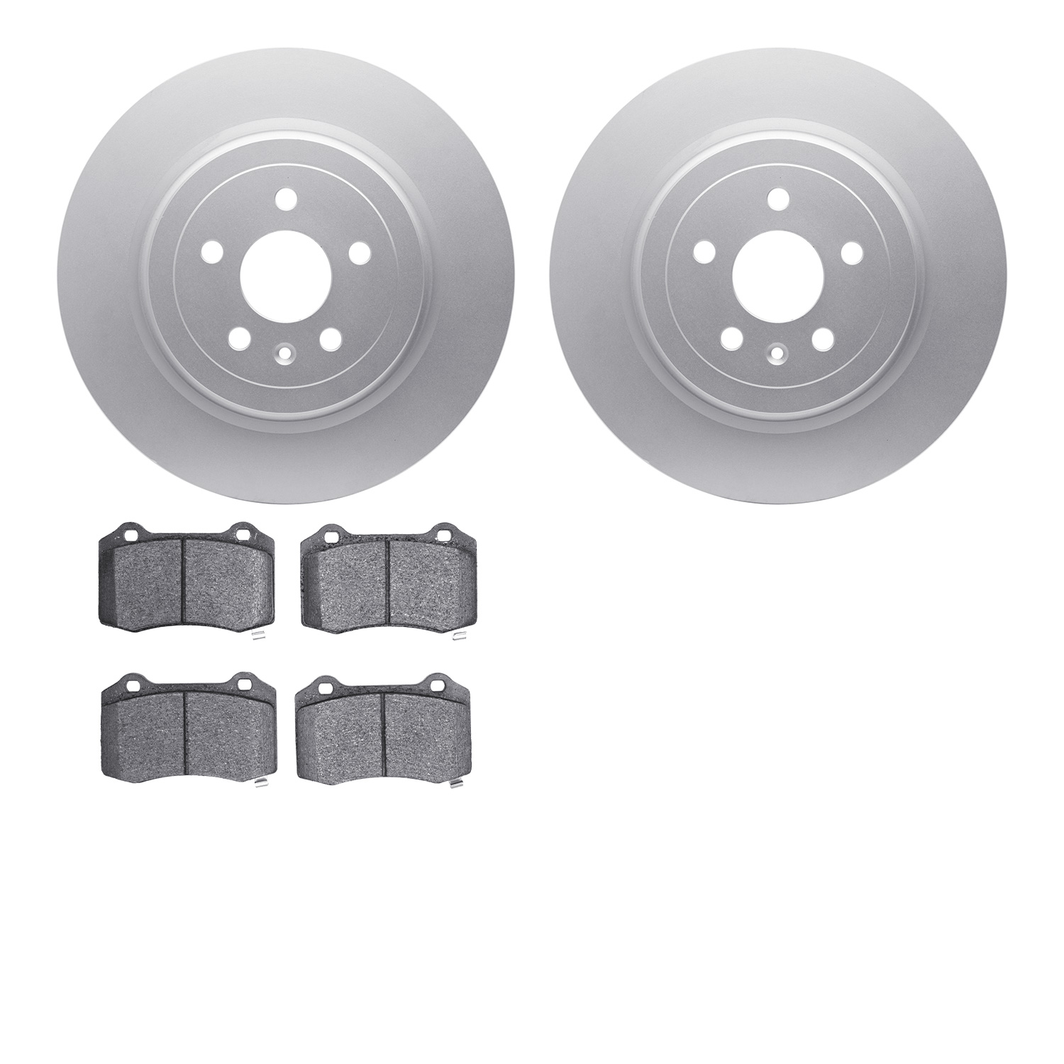 4402-26001 Geospec Brake Rotors with Ultimate-Duty Brake Pads Kit, 2012-2020 Tesla, Position: Rear