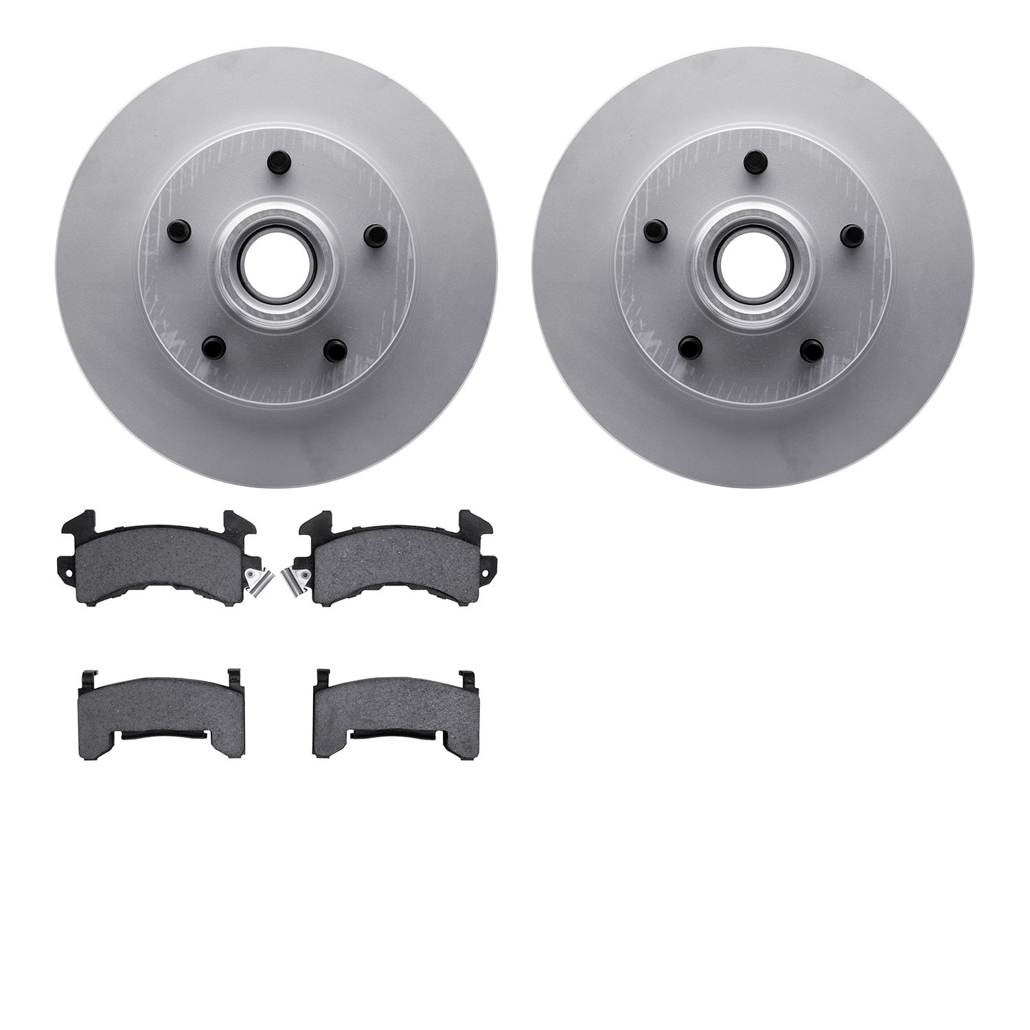 4402-47005 Geospec Brake Rotors with Ultimate-Duty Brake Pads Kit, 1982-1995 GM, Position: Front