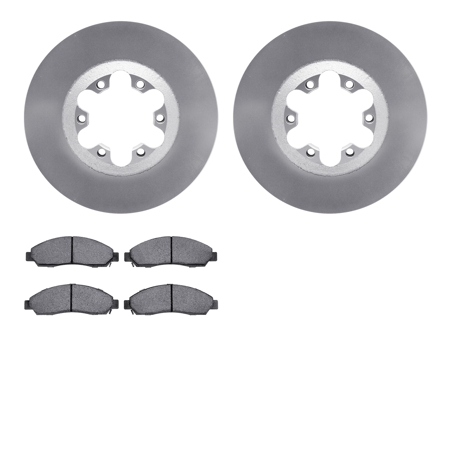 4402-48021 Geospec Brake Rotors with Ultimate-Duty Brake Pads Kit, 2004-2008 GM, Position: Front