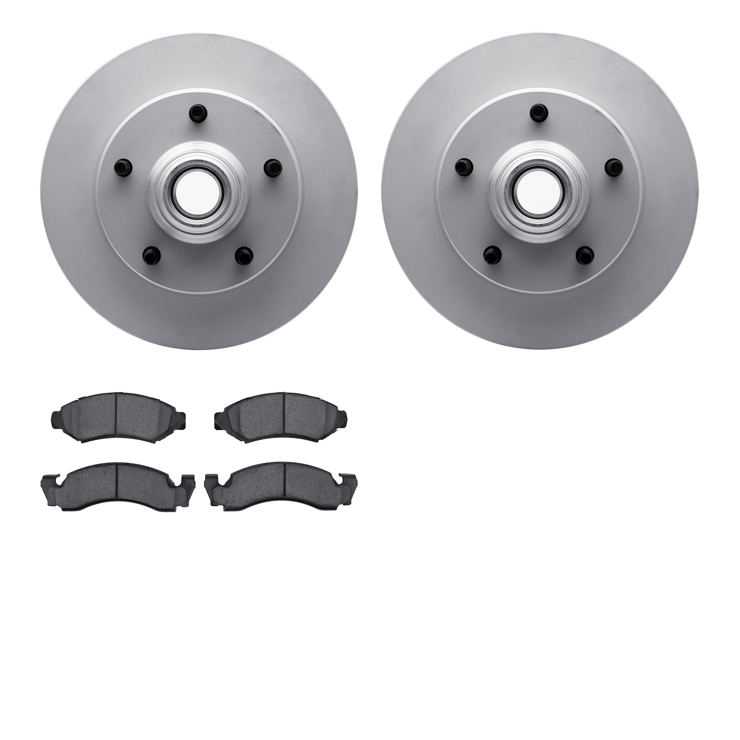 4402-54002 Geospec Brake Rotors with Ultimate-Duty Brake Pads Kit, 1973-1985 Ford/Lincoln/Mercury/Mazda, Position: Front