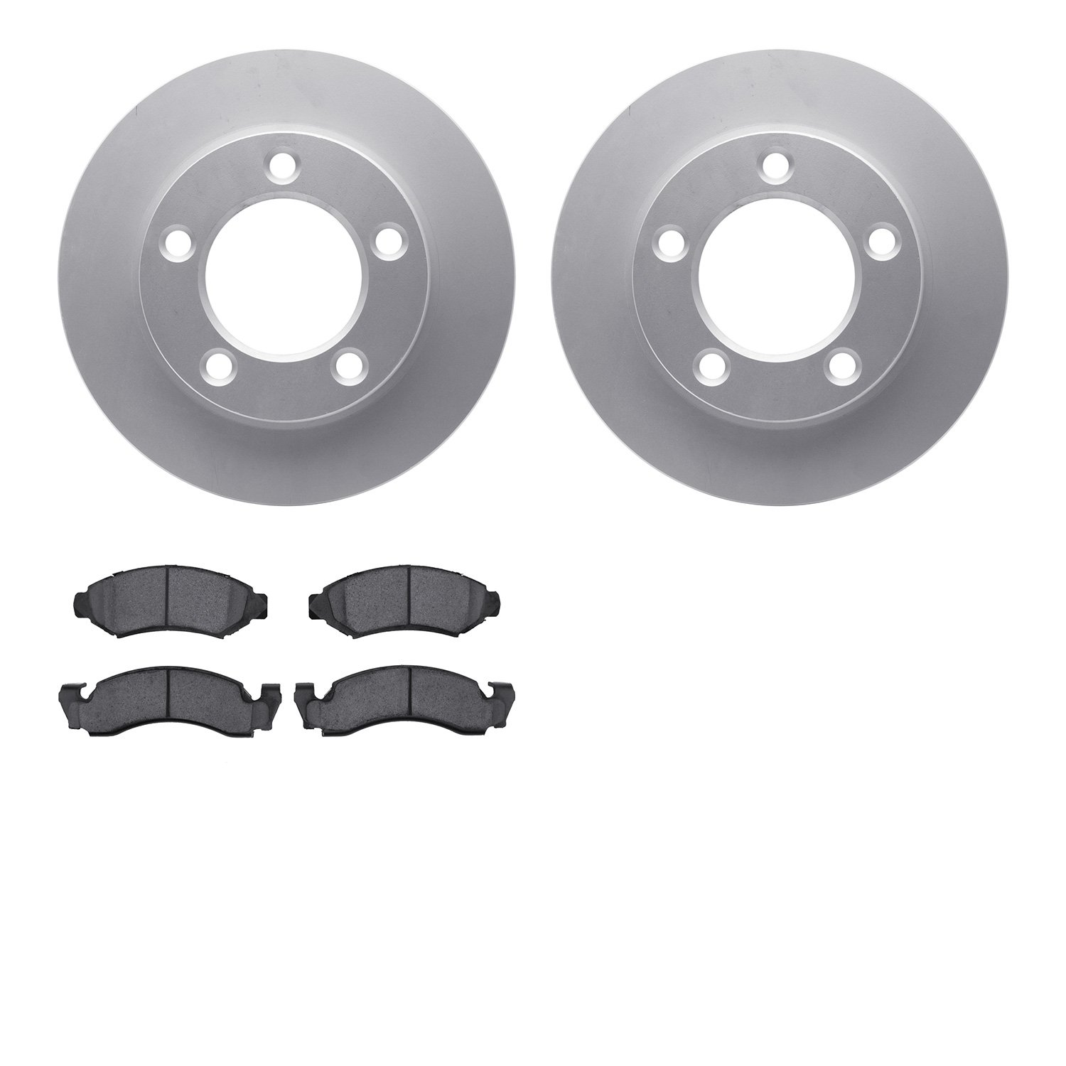 4402-54004 Geospec Brake Rotors with Ultimate-Duty Brake Pads Kit, 1976-1985 Ford/Lincoln/Mercury/Mazda, Position: Front