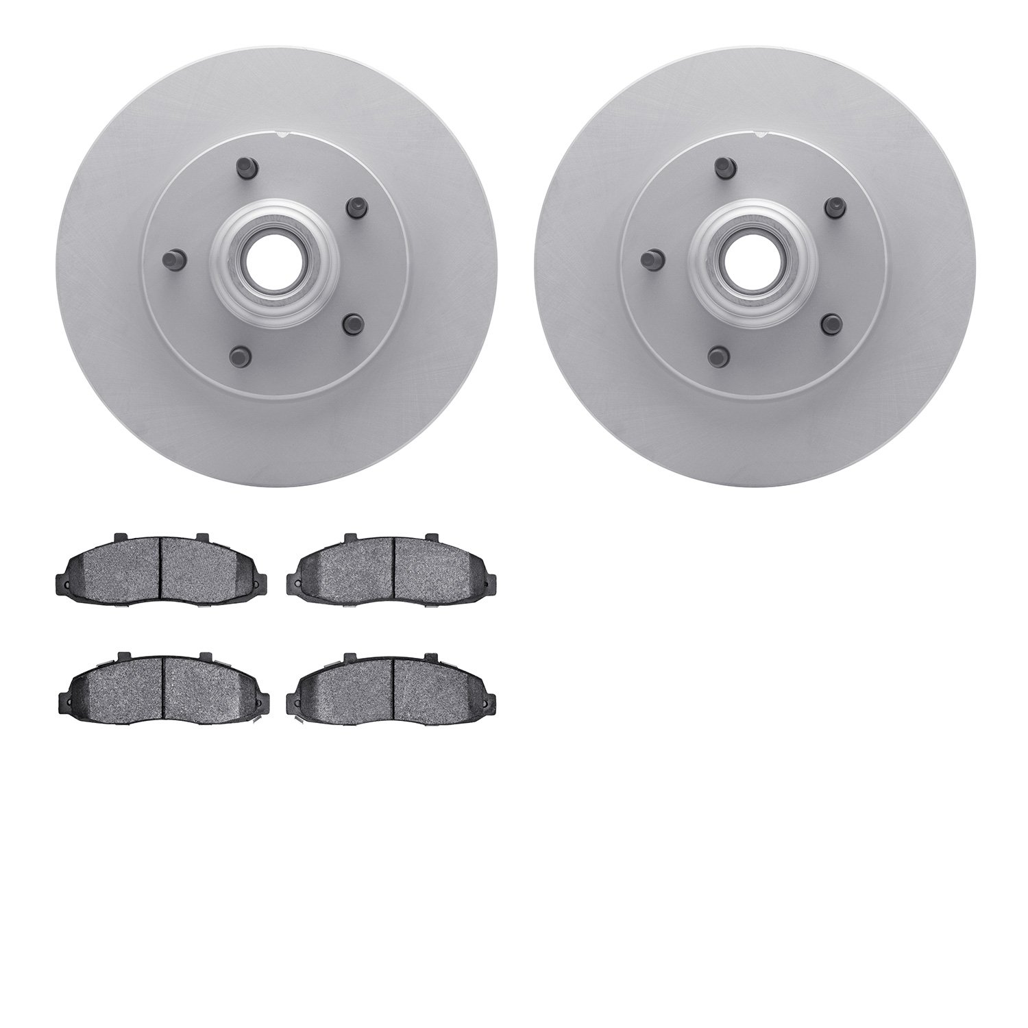4402-54016 Geospec Brake Rotors with Ultimate-Duty Brake Pads Kit, 1997-1999 Ford/Lincoln/Mercury/Mazda, Position: Front