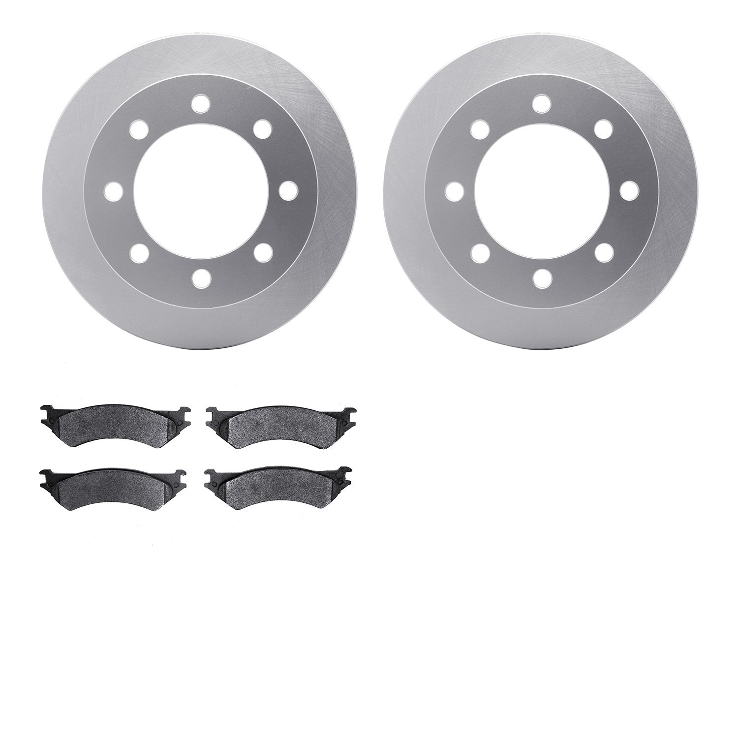 4402-54029 Geospec Brake Rotors with Ultimate-Duty Brake Pads Kit, 1999-2007 Ford/Lincoln/Mercury/Mazda, Position: Rear