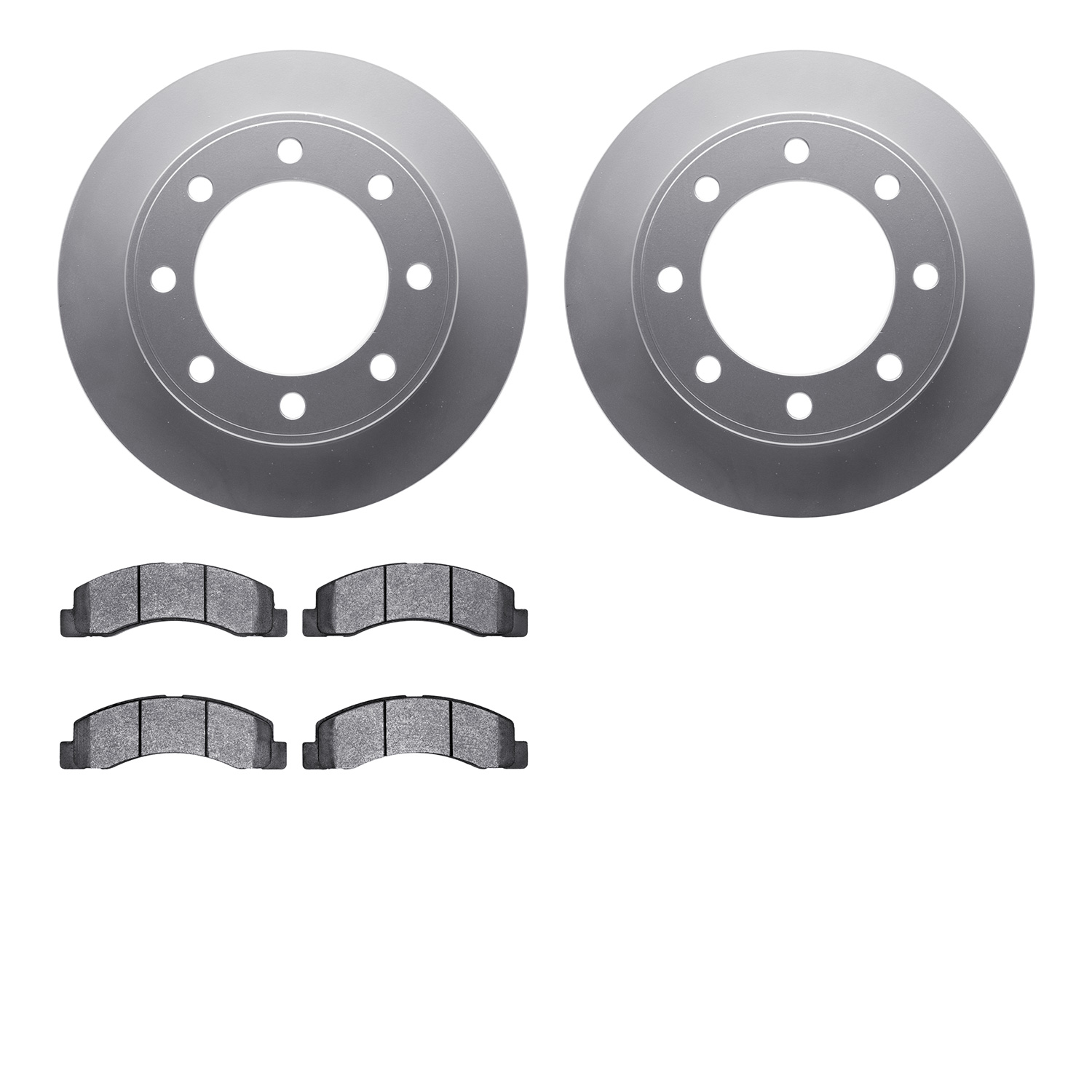 4402-54036 Geospec Brake Rotors with Ultimate-Duty Brake Pads Kit, 1999-2005 Ford/Lincoln/Mercury/Mazda, Position: Front