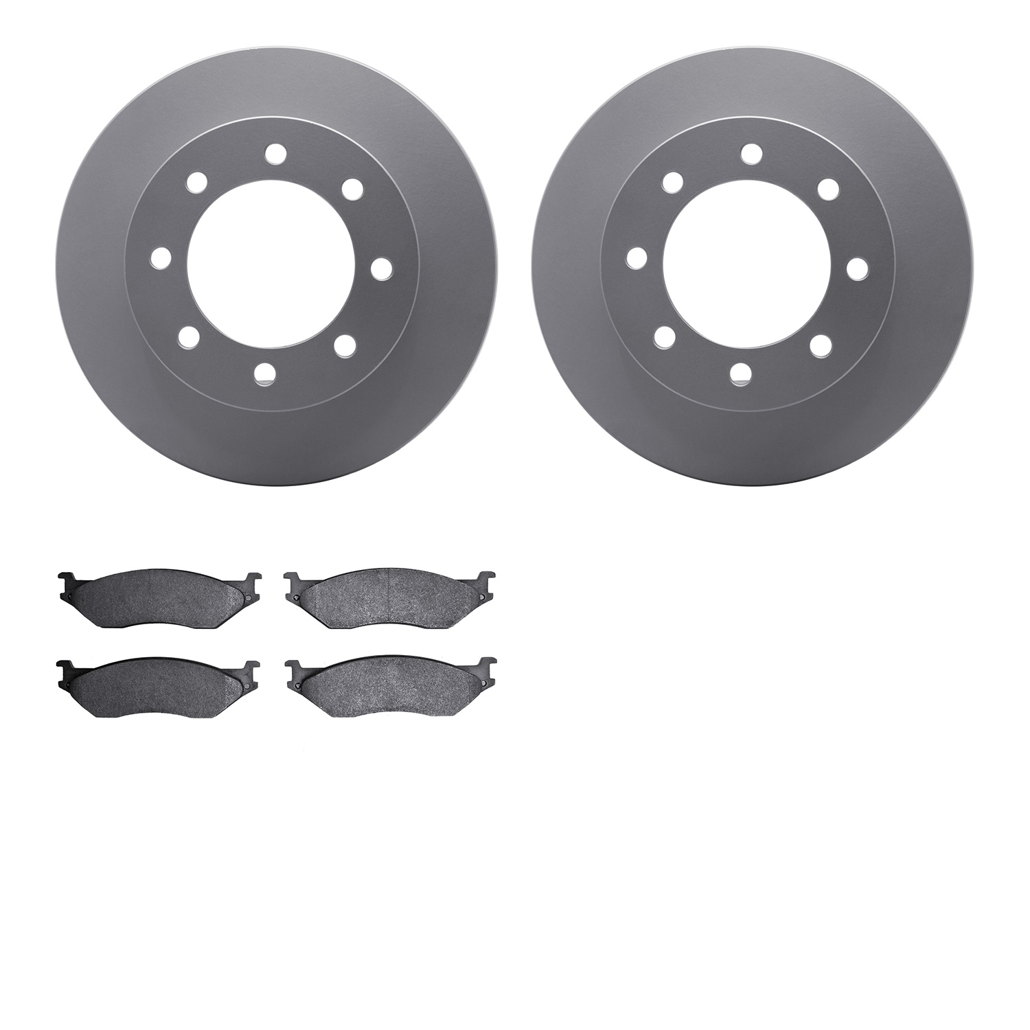 4402-54037 Geospec Brake Rotors with Ultimate-Duty Brake Pads Kit, 1999-2005 Ford/Lincoln/Mercury/Mazda, Position: Front