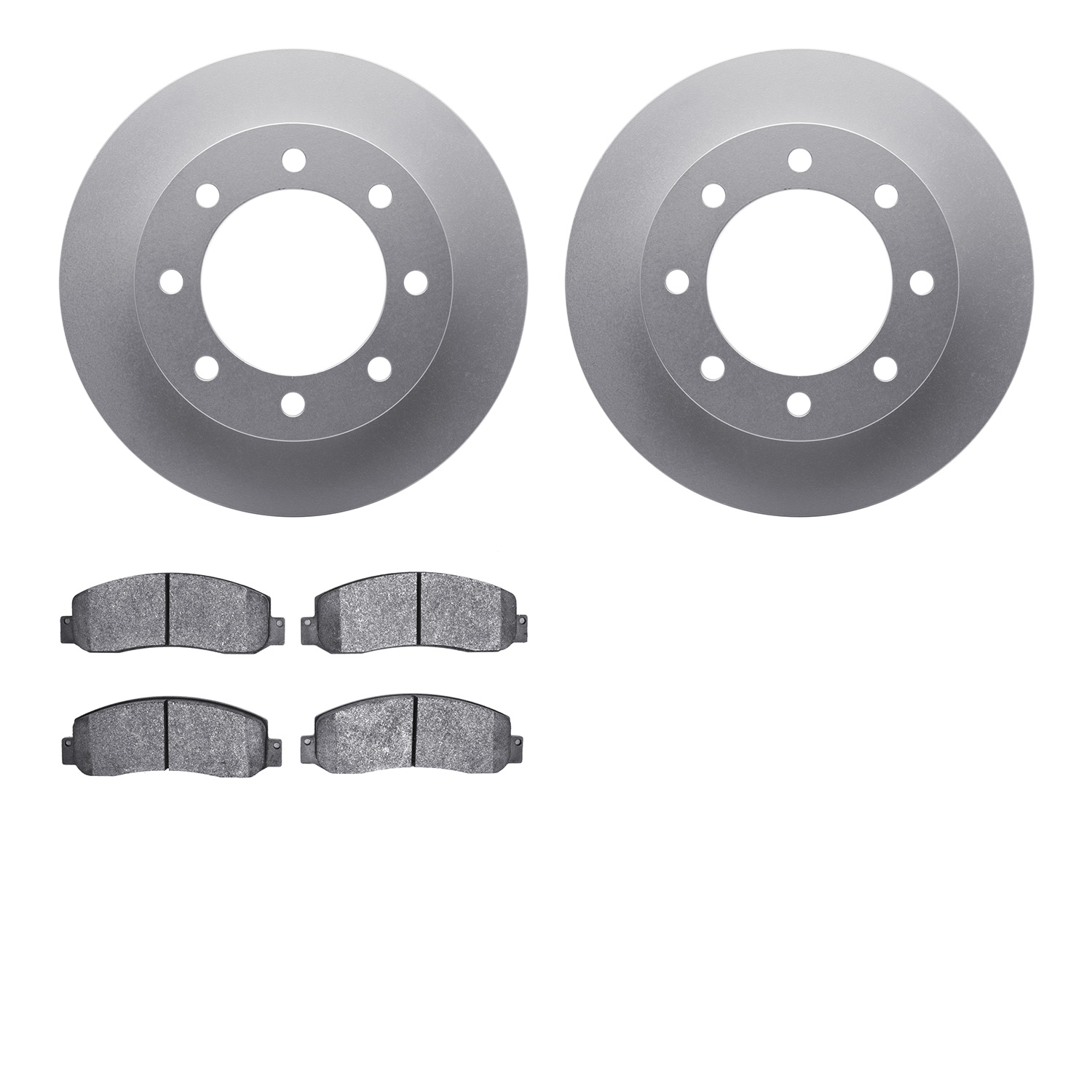 4402-54053 Geospec Brake Rotors with Ultimate-Duty Brake Pads Kit, 2005-2011 Ford/Lincoln/Mercury/Mazda, Position: Front