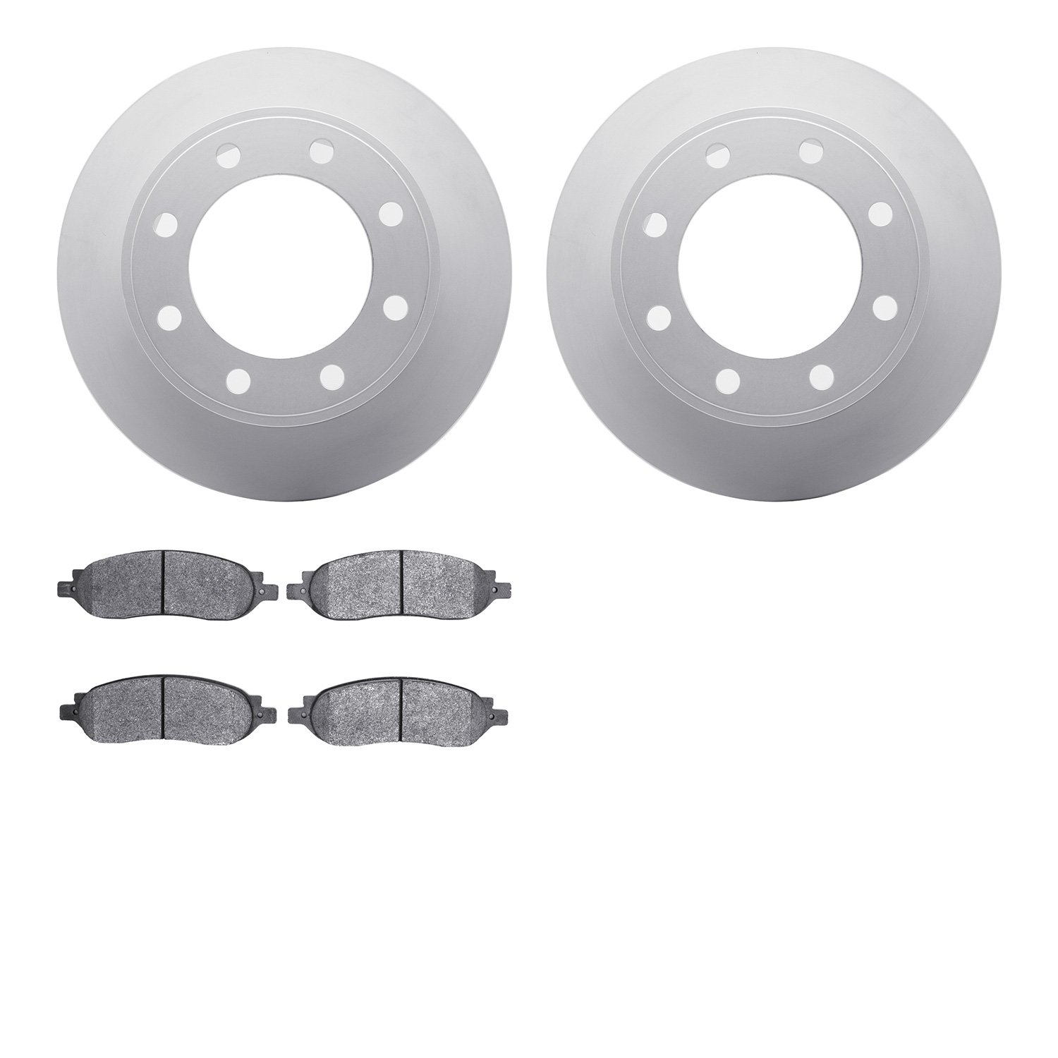 4402-54056 Geospec Brake Rotors with Ultimate-Duty Brake Pads Kit, 2005-2007 Ford/Lincoln/Mercury/Mazda, Position: Rear