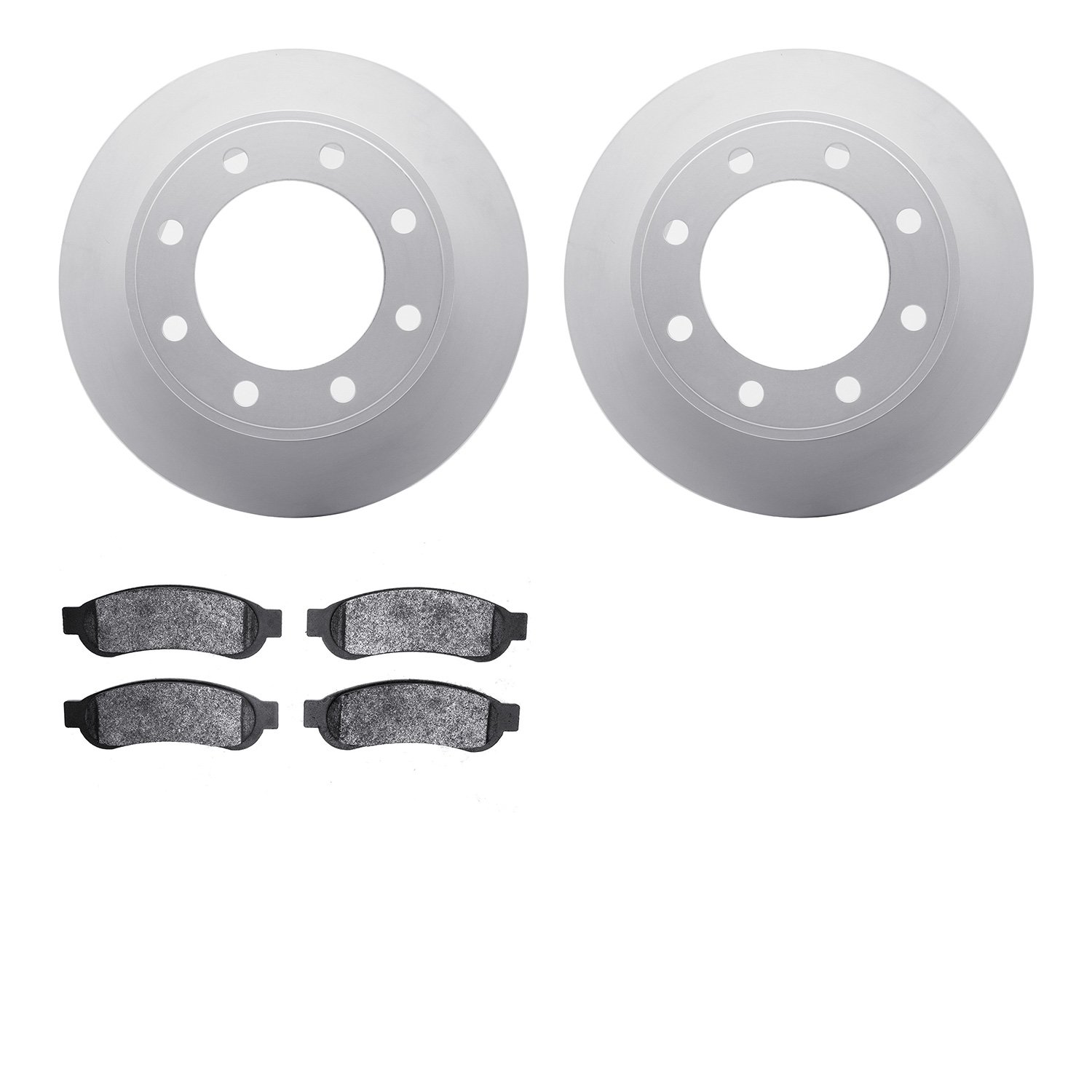 4402-54057 Geospec Brake Rotors with Ultimate-Duty Brake Pads Kit, 2010-2012 Ford/Lincoln/Mercury/Mazda, Position: Rear