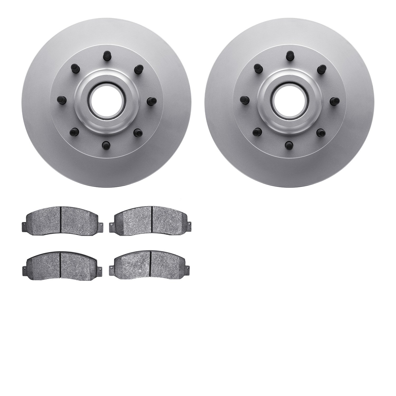 4402-54063 Geospec Brake Rotors with Ultimate-Duty Brake Pads Kit, 2006-2012 Ford/Lincoln/Mercury/Mazda, Position: Front