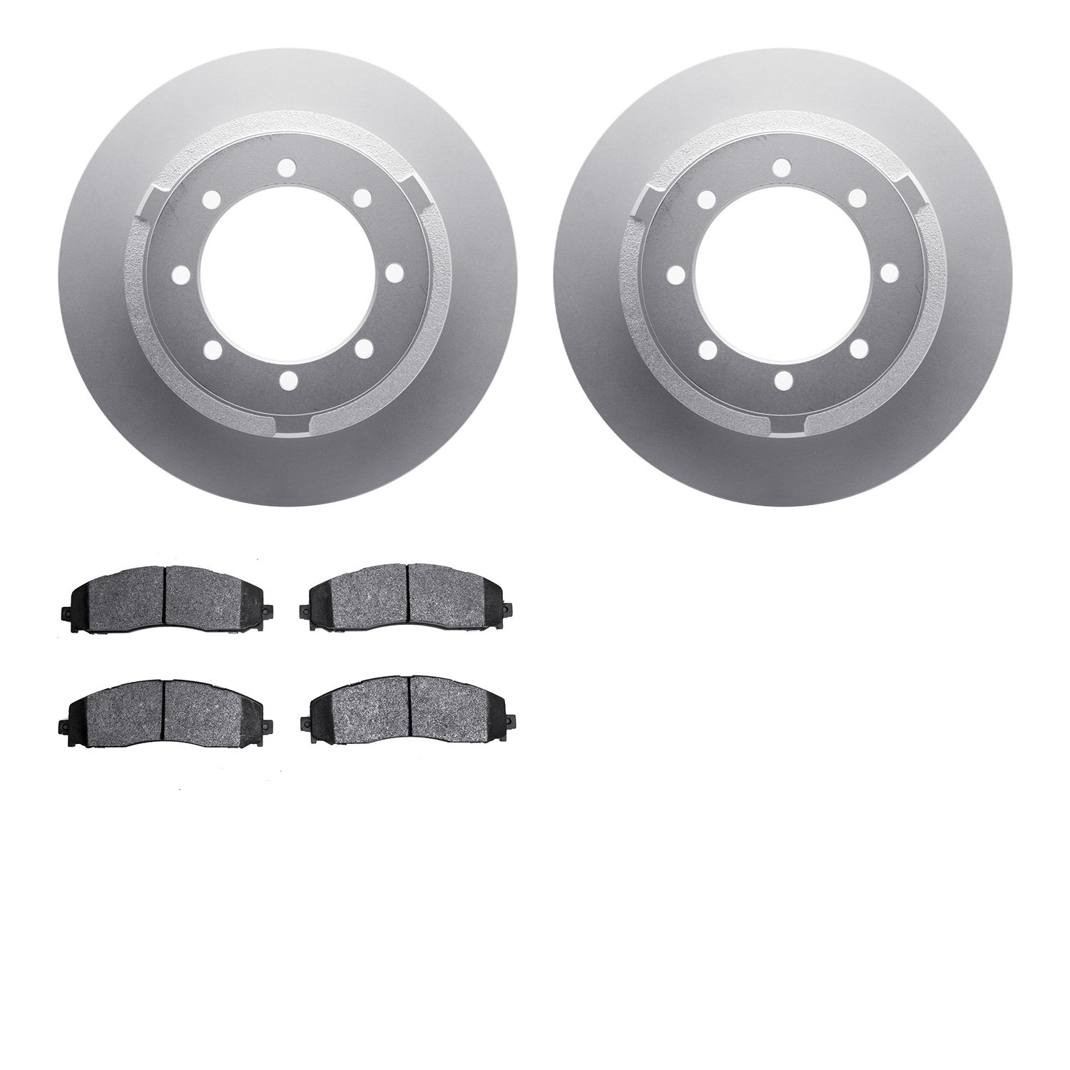 4402-54072 Geospec Brake Rotors with Ultimate-Duty Brake Pads Kit, Fits Select Ford/Lincoln/Mercury/Mazda, Position: Rear