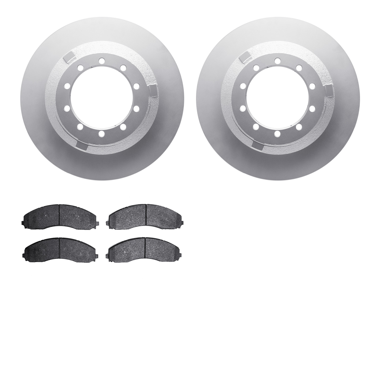 4402-54078 Geospec Brake Rotors with Ultimate-Duty Brake Pads Kit, Fits Select Ford/Lincoln/Mercury/Mazda, Position: Rear