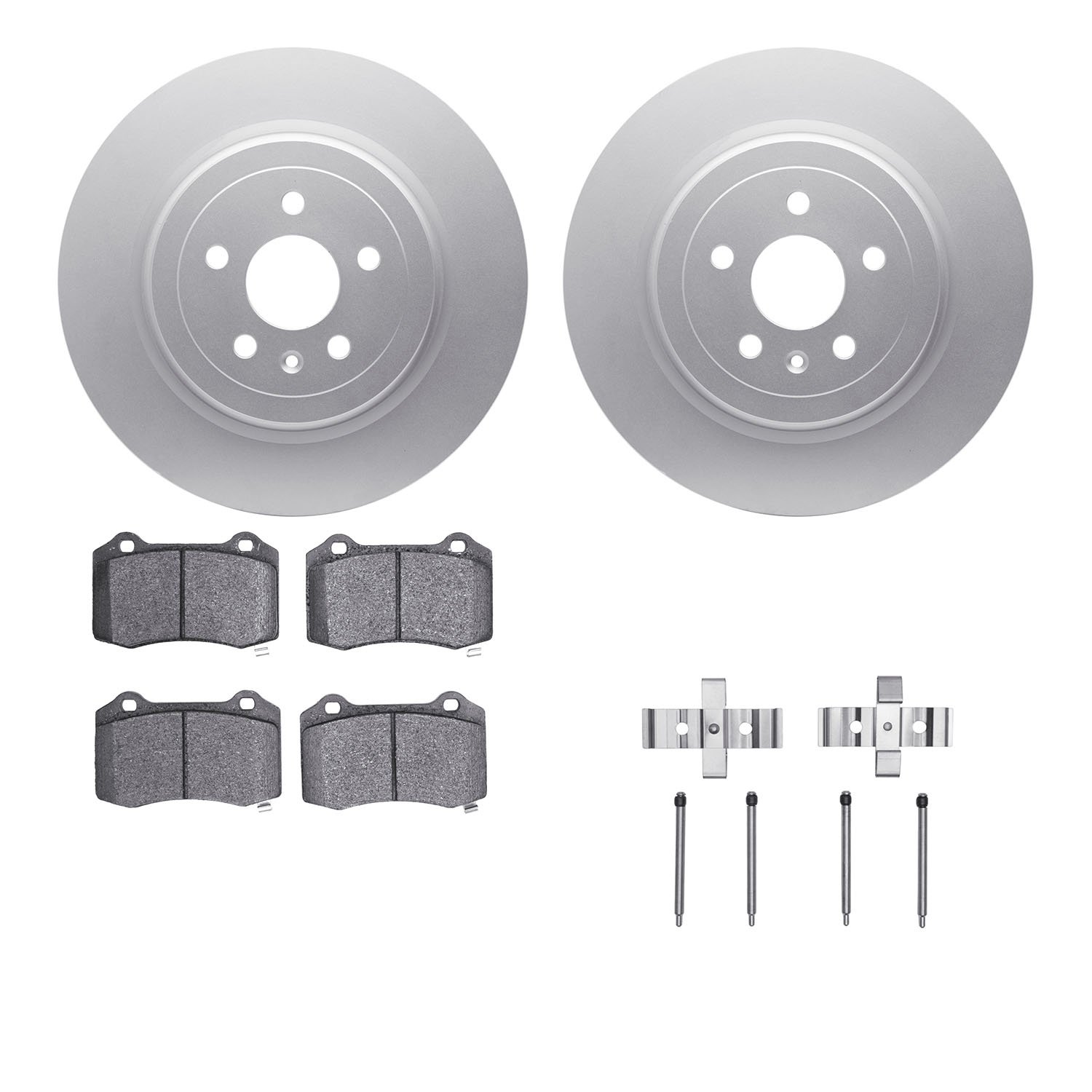 4412-26001 Geospec Brake Rotors with Ultimate-Duty Brake Pads & Hardware, 2012-2020 Tesla, Position: Rear