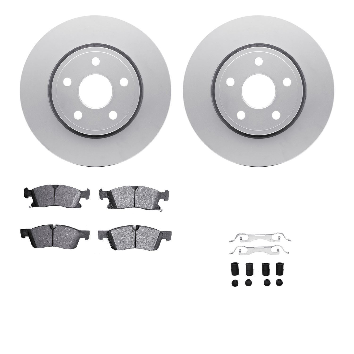 Geospec Brake Rotors with Ultimate-Duty Brake Pads &