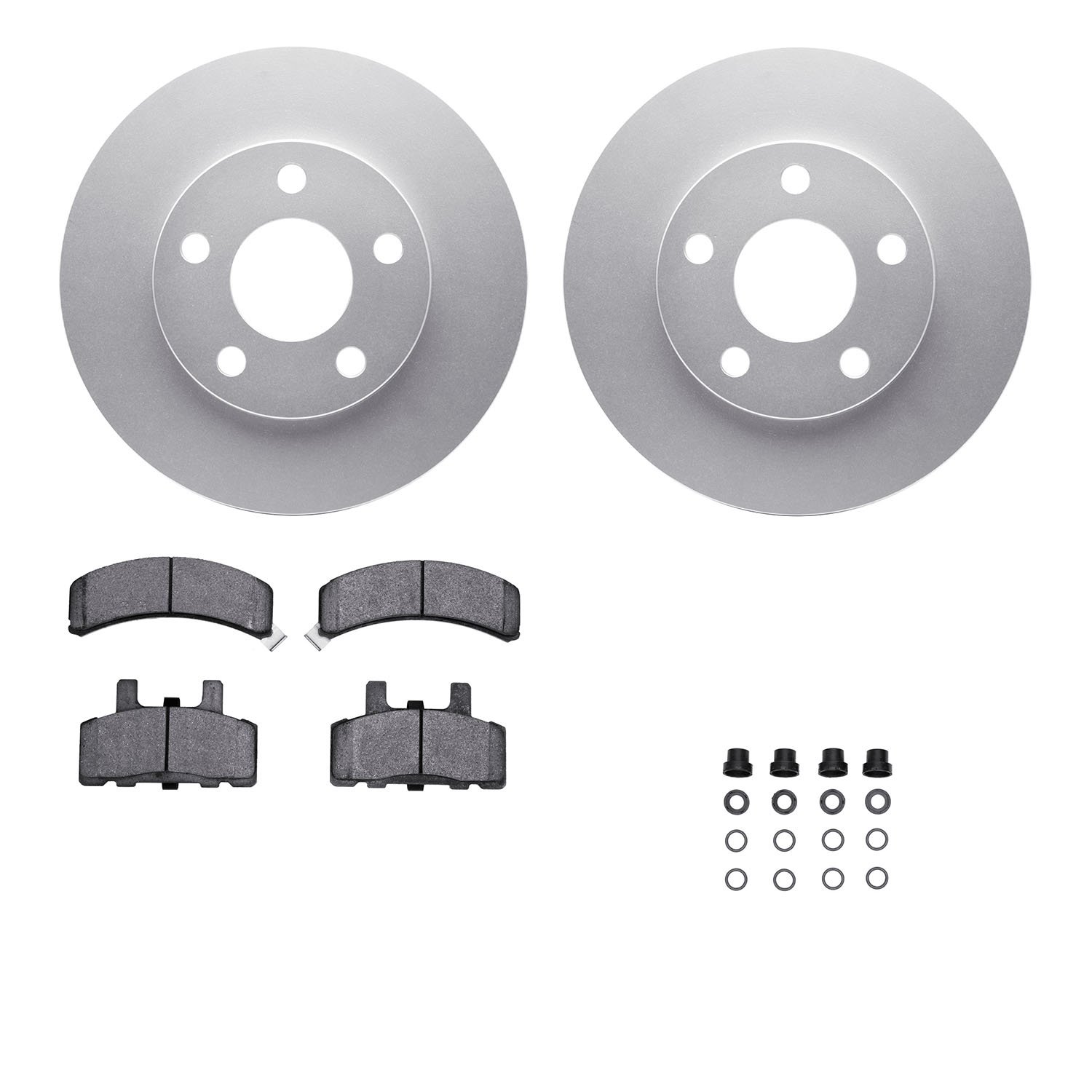 4412-47002 Geospec Brake Rotors with Ultimate-Duty Brake Pads & Hardware, 1990-1993 GM, Position: Front