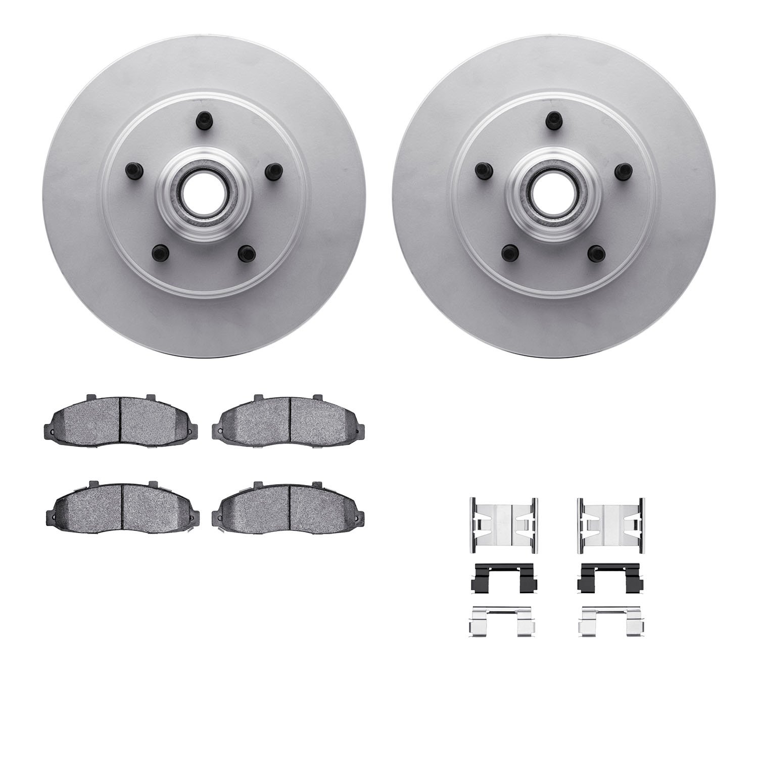 4412-54031 Geospec Brake Rotors with Ultimate-Duty Brake Pads & Hardware, 2000-2004 Ford/Lincoln/Mercury/Mazda, Position: Front